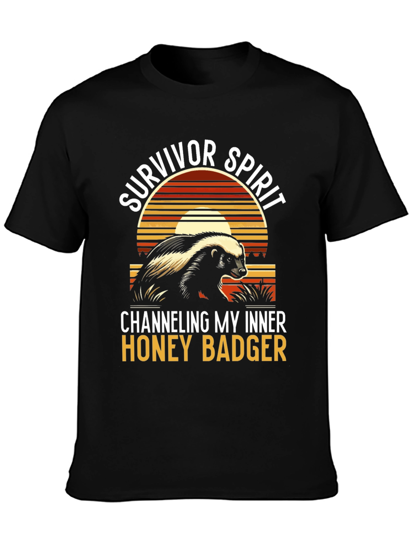 Survivor Spirit Honey Badger Graphic Tee