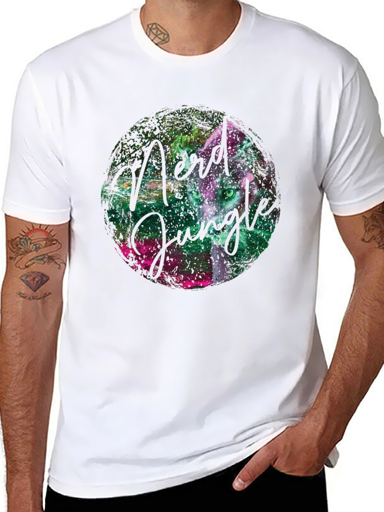 Nerd Jungle Graphic Tee - Unique Design
