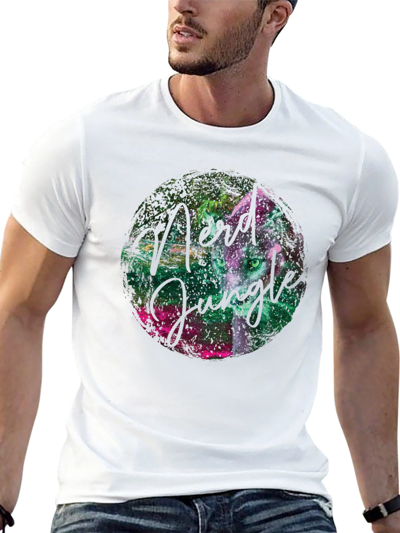 Nerd Jungle Graphic Tee - Unique Design