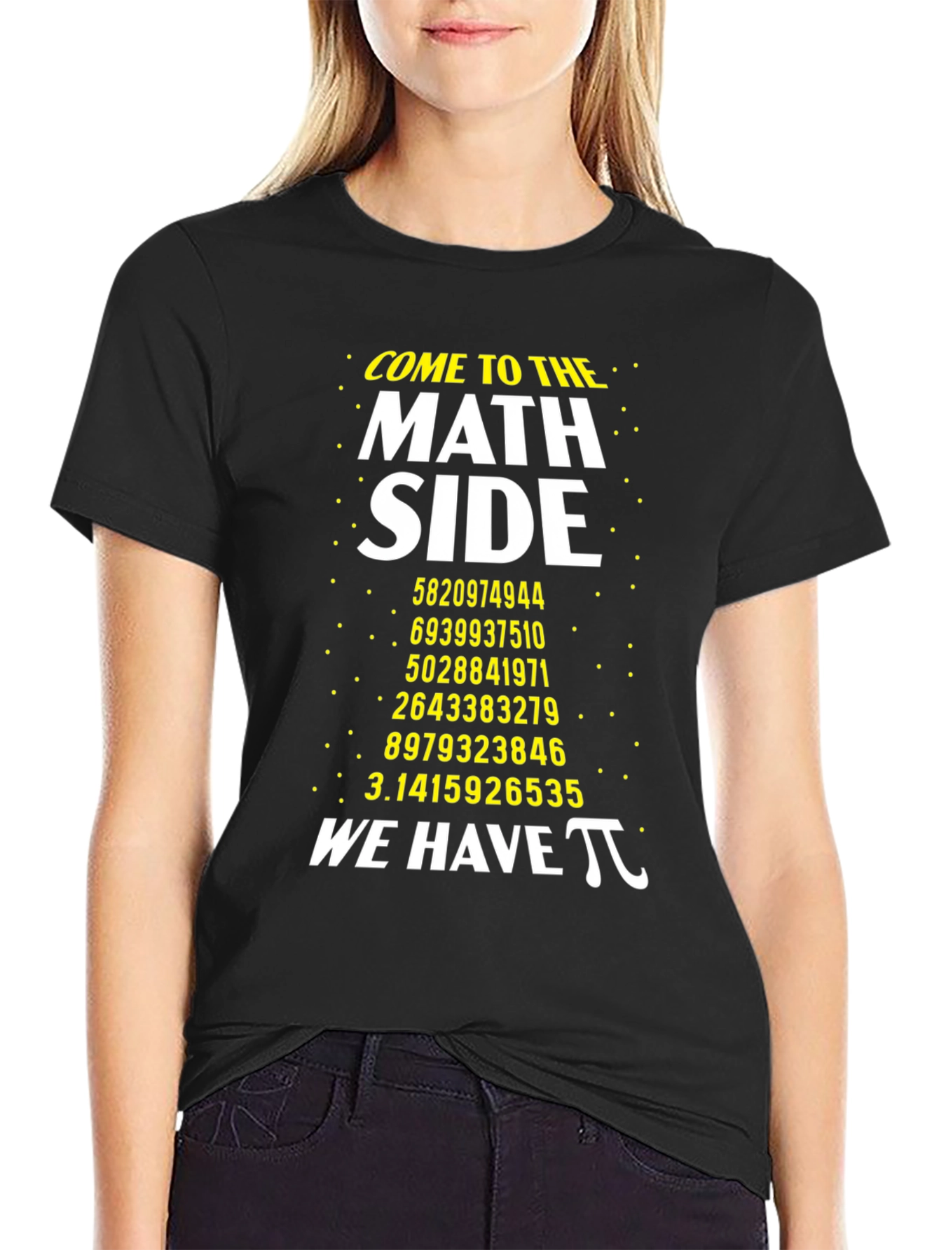 Math Side Pi Number T-Shirt Geeky Graphic Tee