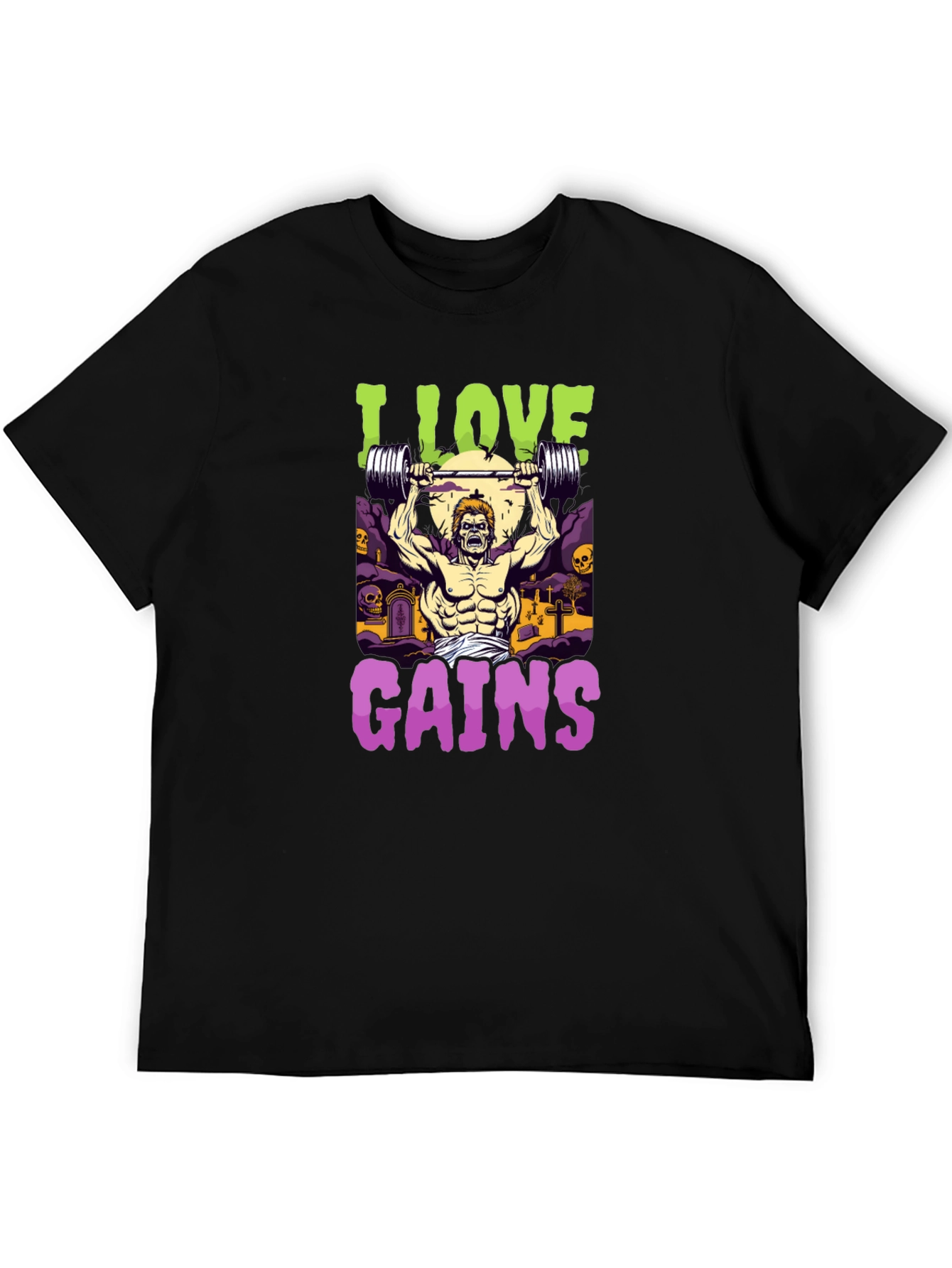 I Love Gains Graphic Tee