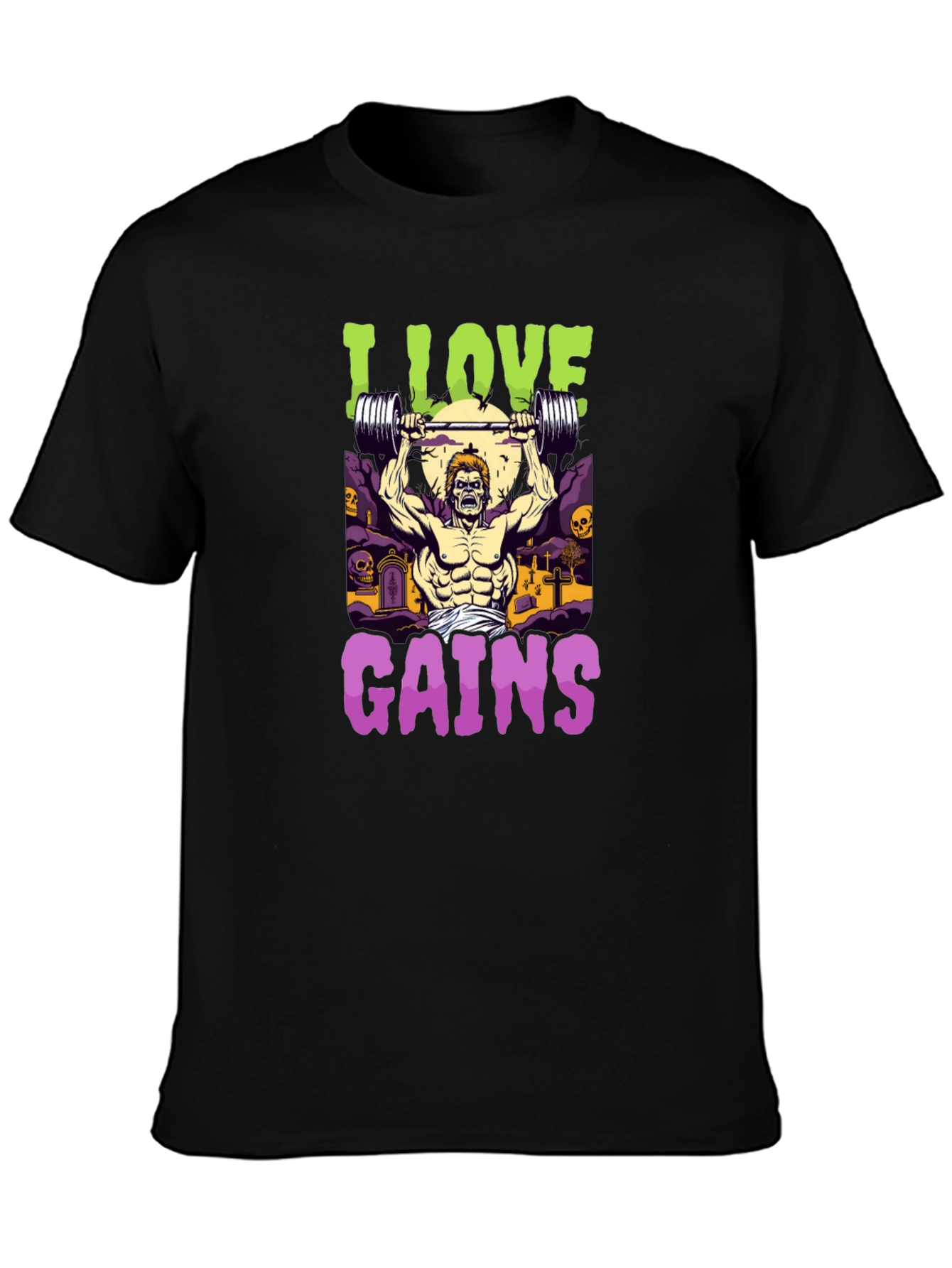 I Love Gains Graphic Tee