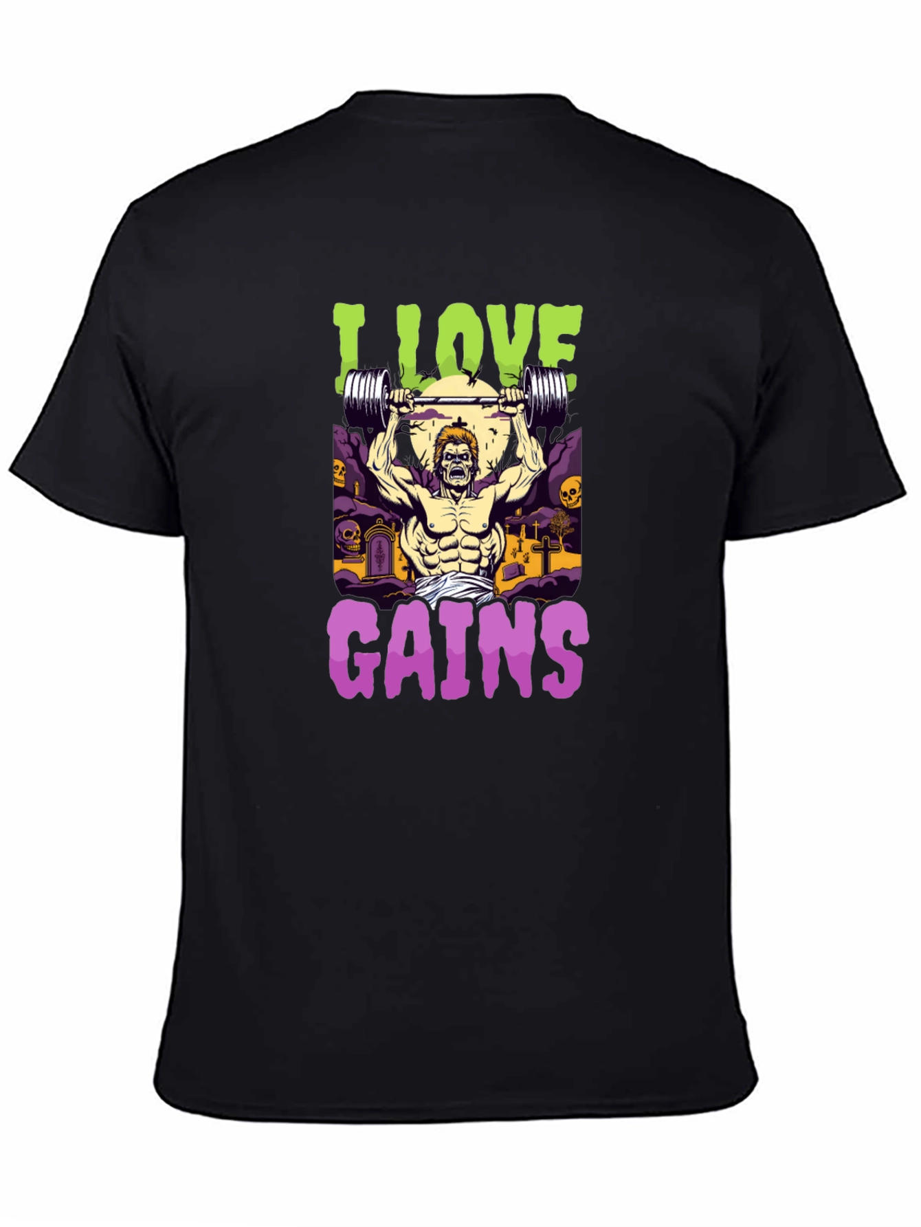 I Love Gains Graphic Tee