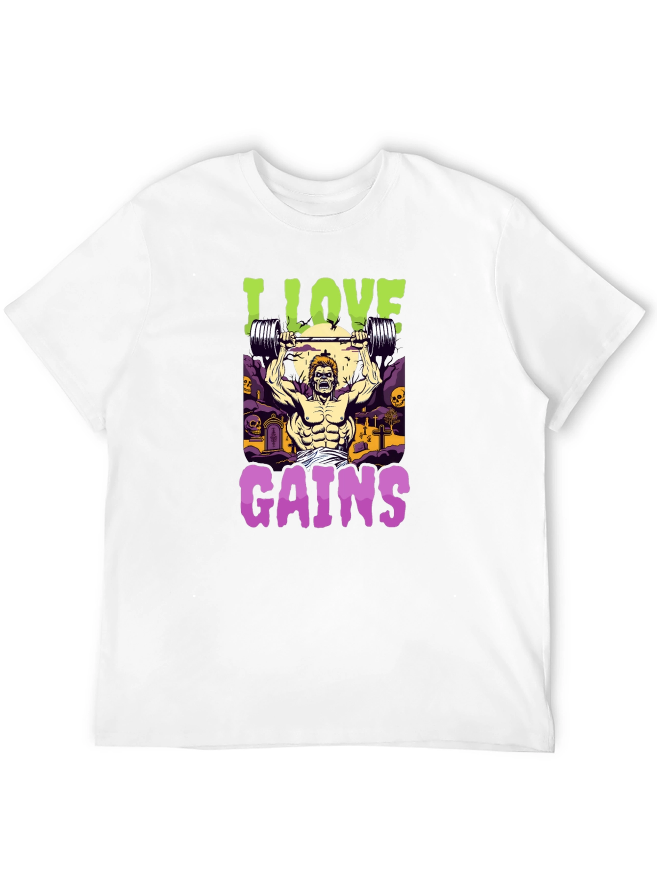 I Love Gains Graphic Tee