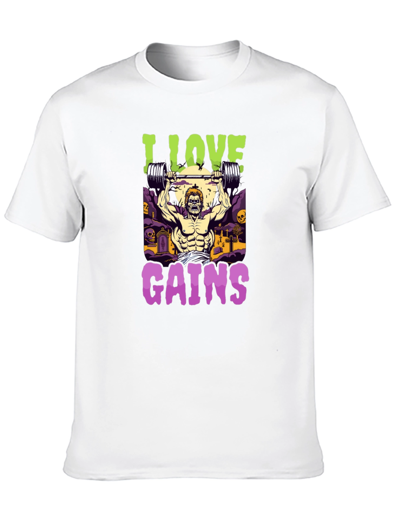 I Love Gains Graphic Tee