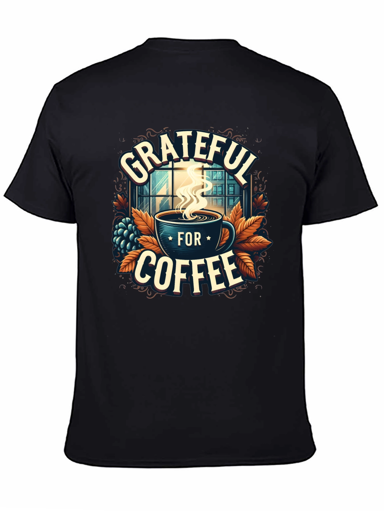 Grateful For Coffee Graphic T-Shirt