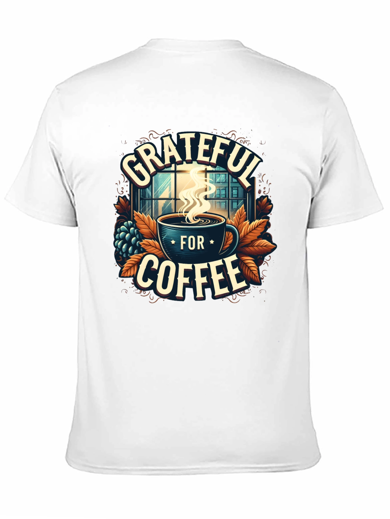 Grateful For Coffee Graphic T-Shirt