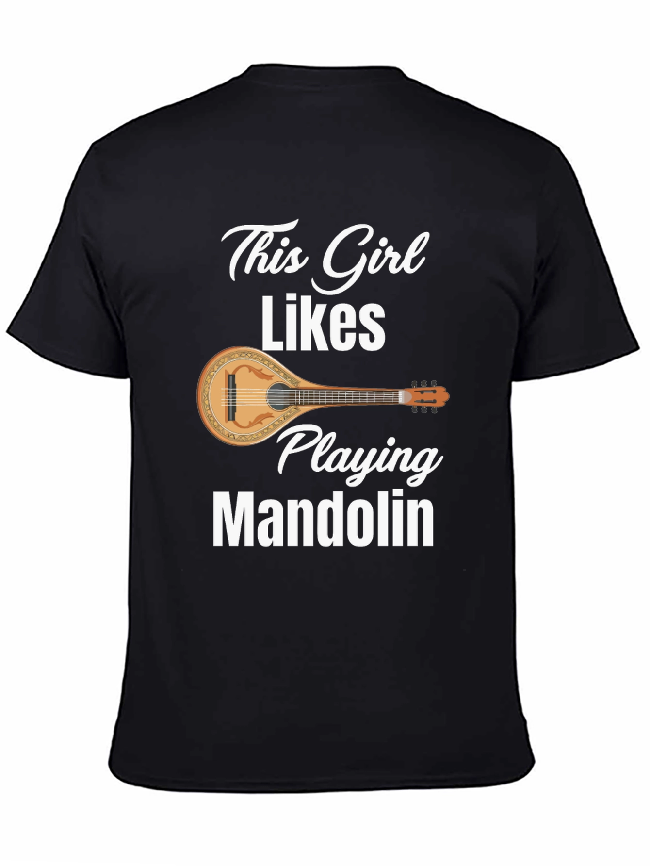 This Girl Likes Playing Mandolin T-Shirt