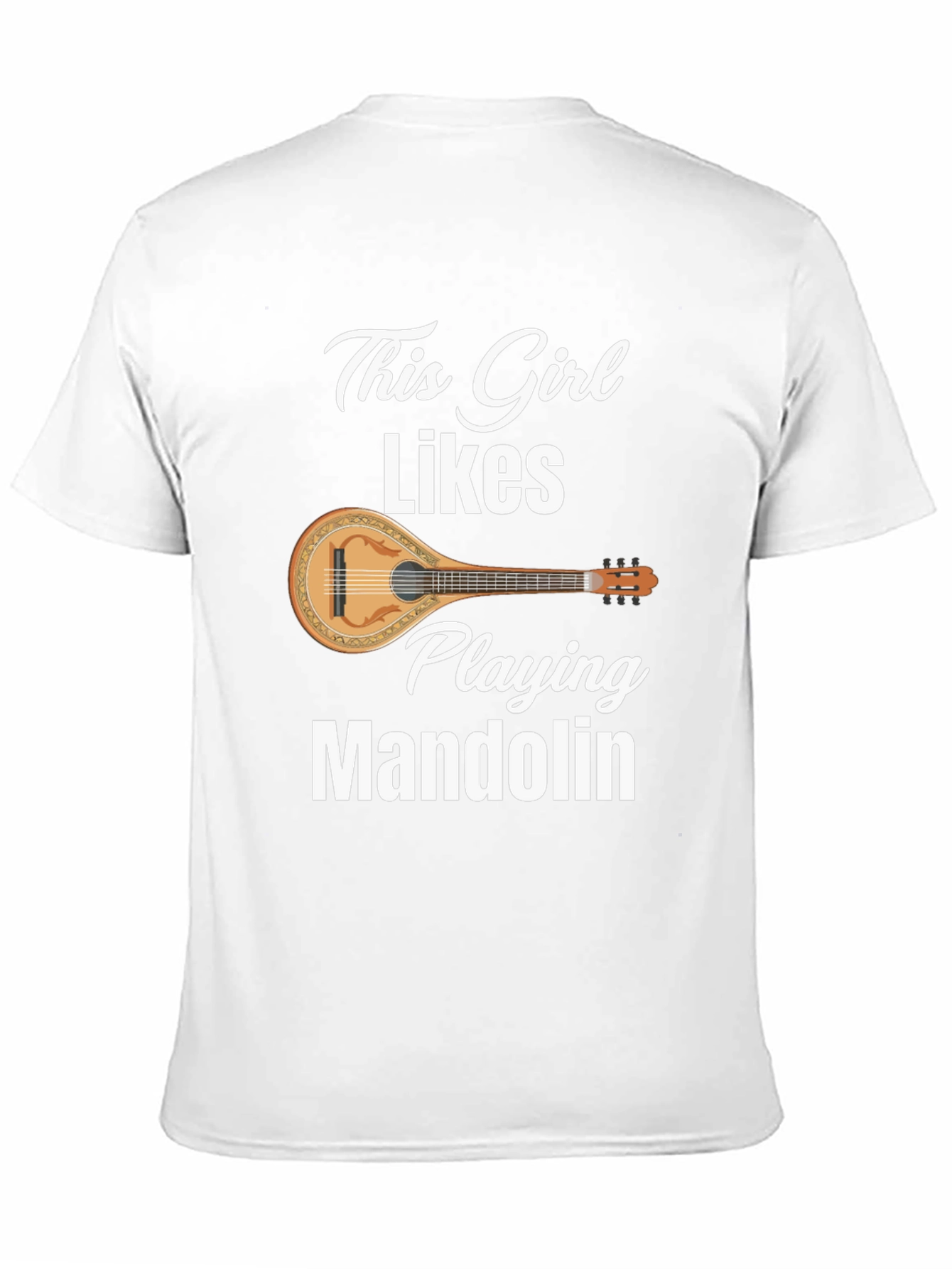 This Girl Likes Playing Mandolin T-Shirt