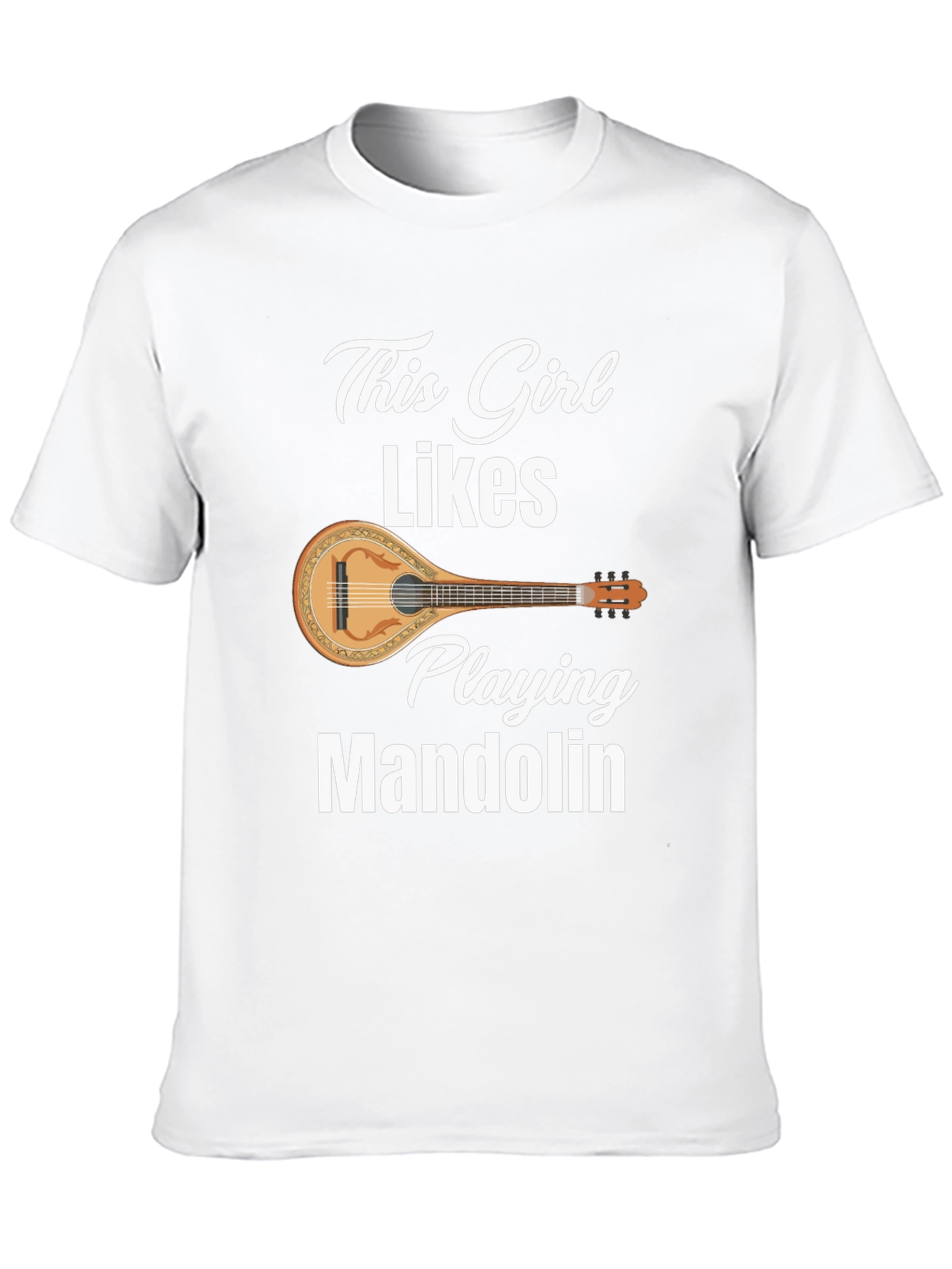 This Girl Likes Playing Mandolin T-Shirt