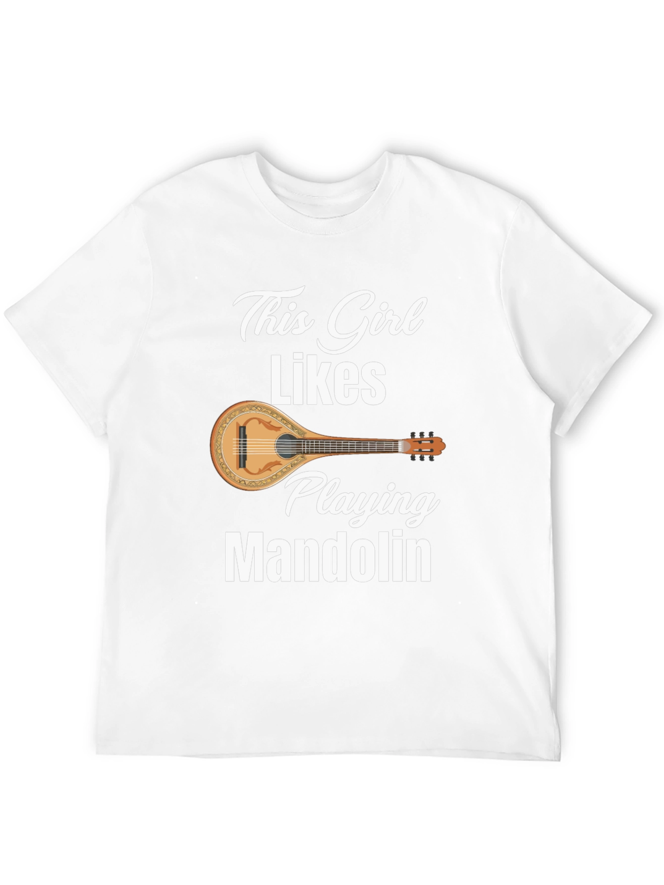 This Girl Likes Playing Mandolin T-Shirt
