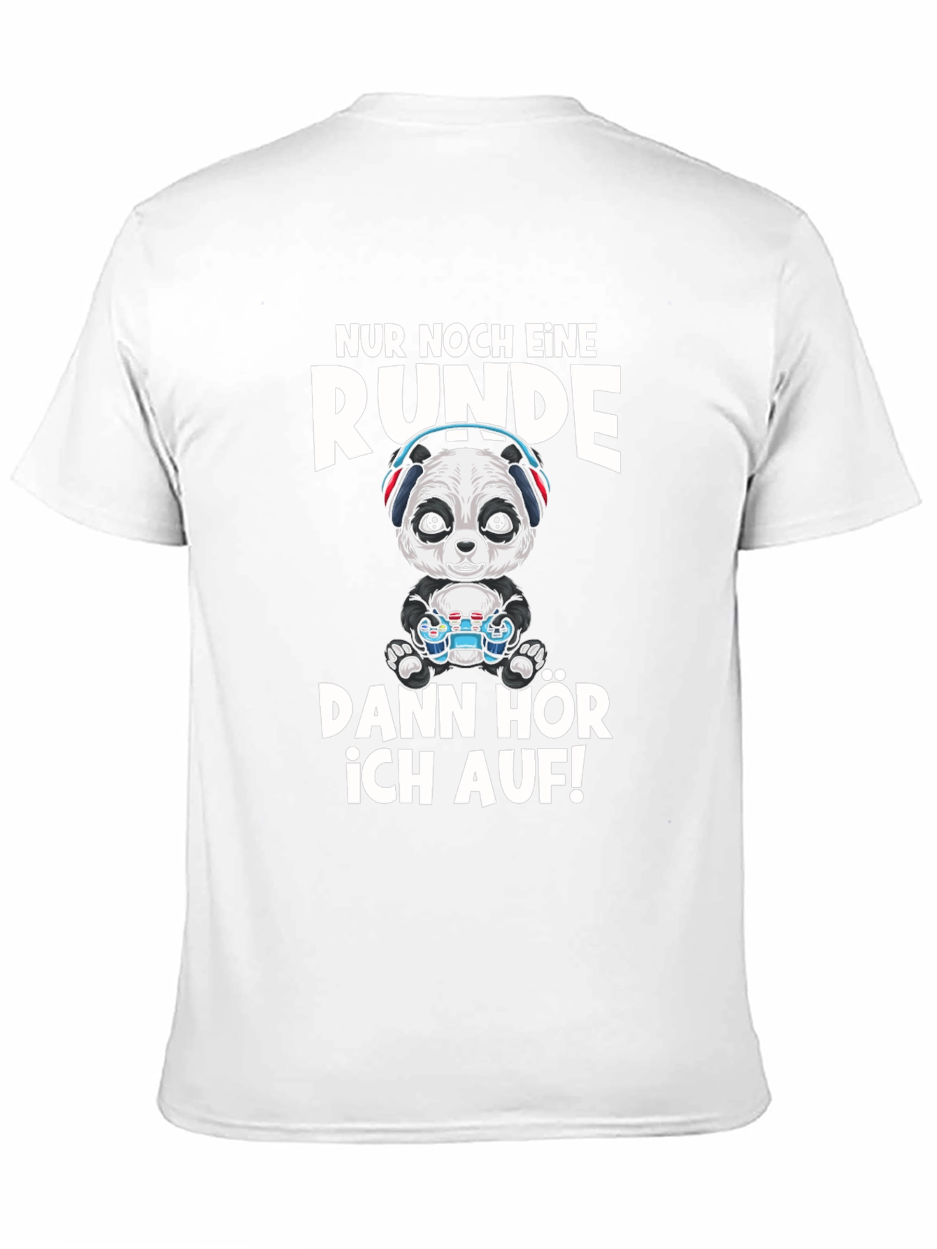 Gamer Panda T-Shirt - Just One More Round!