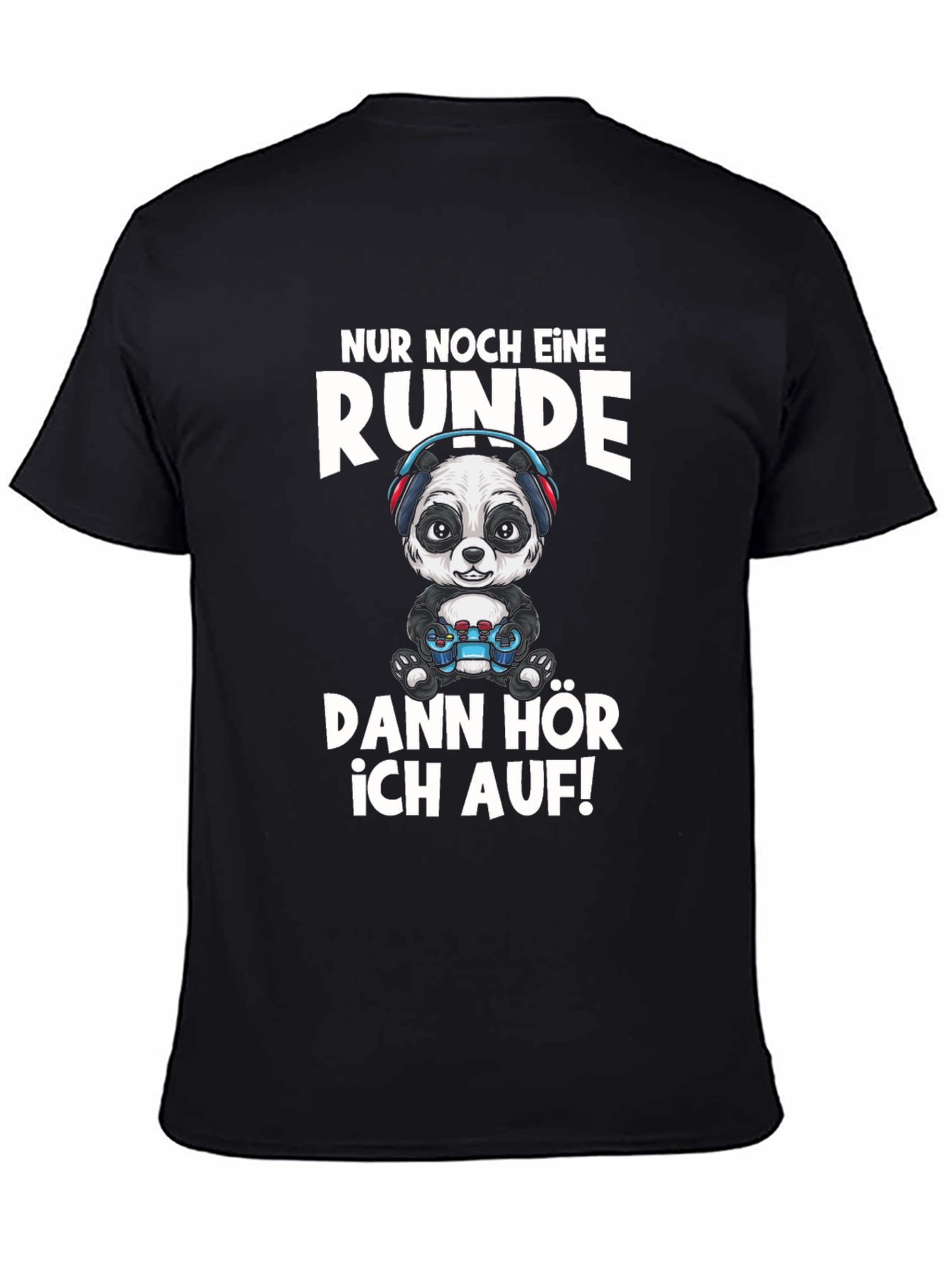 Gamer Panda T-Shirt - Just One More Round!