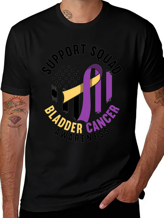 Bladder Cancer Awareness Support Squad T-Shirt