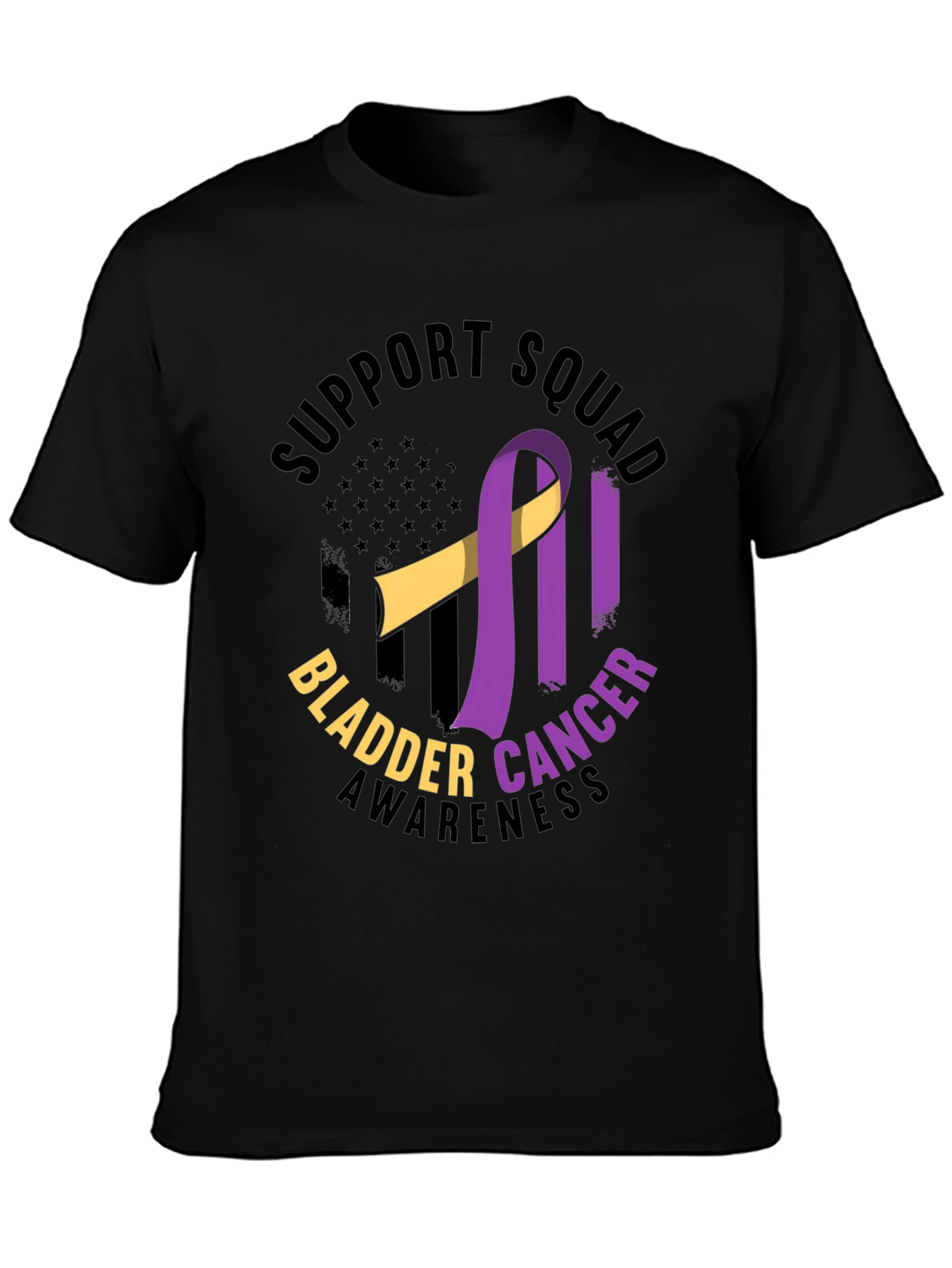 Bladder Cancer Awareness Support Squad T-Shirt