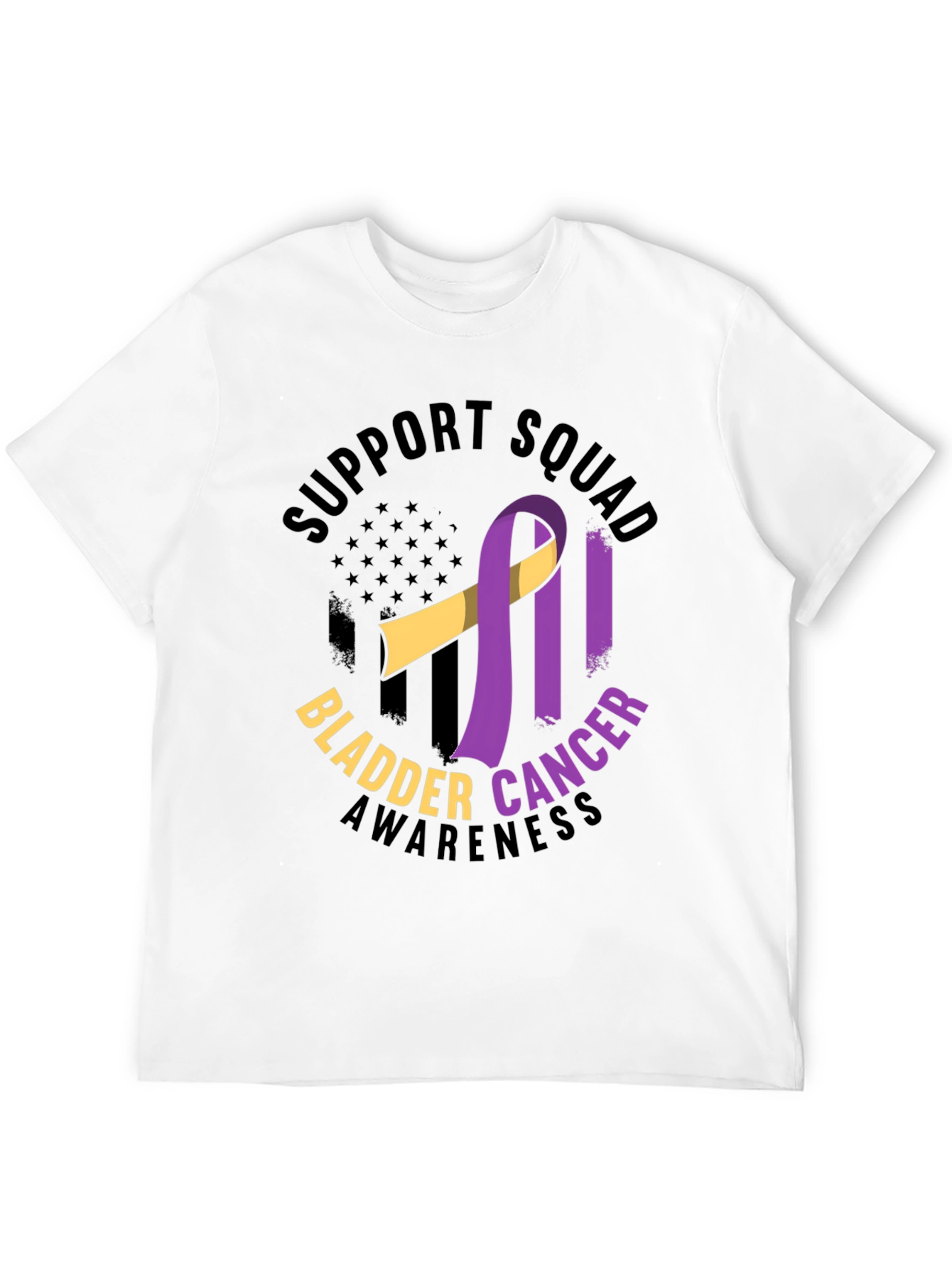 Bladder Cancer Awareness Support Squad T-Shirt