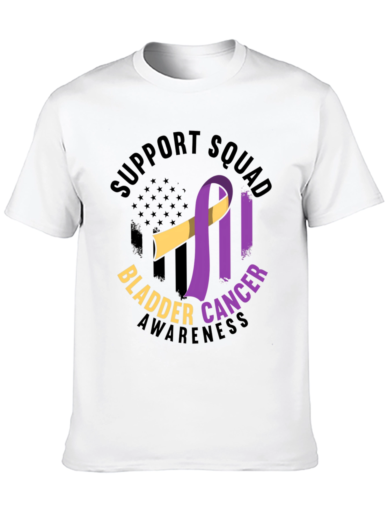 Bladder Cancer Awareness Support Squad T-Shirt