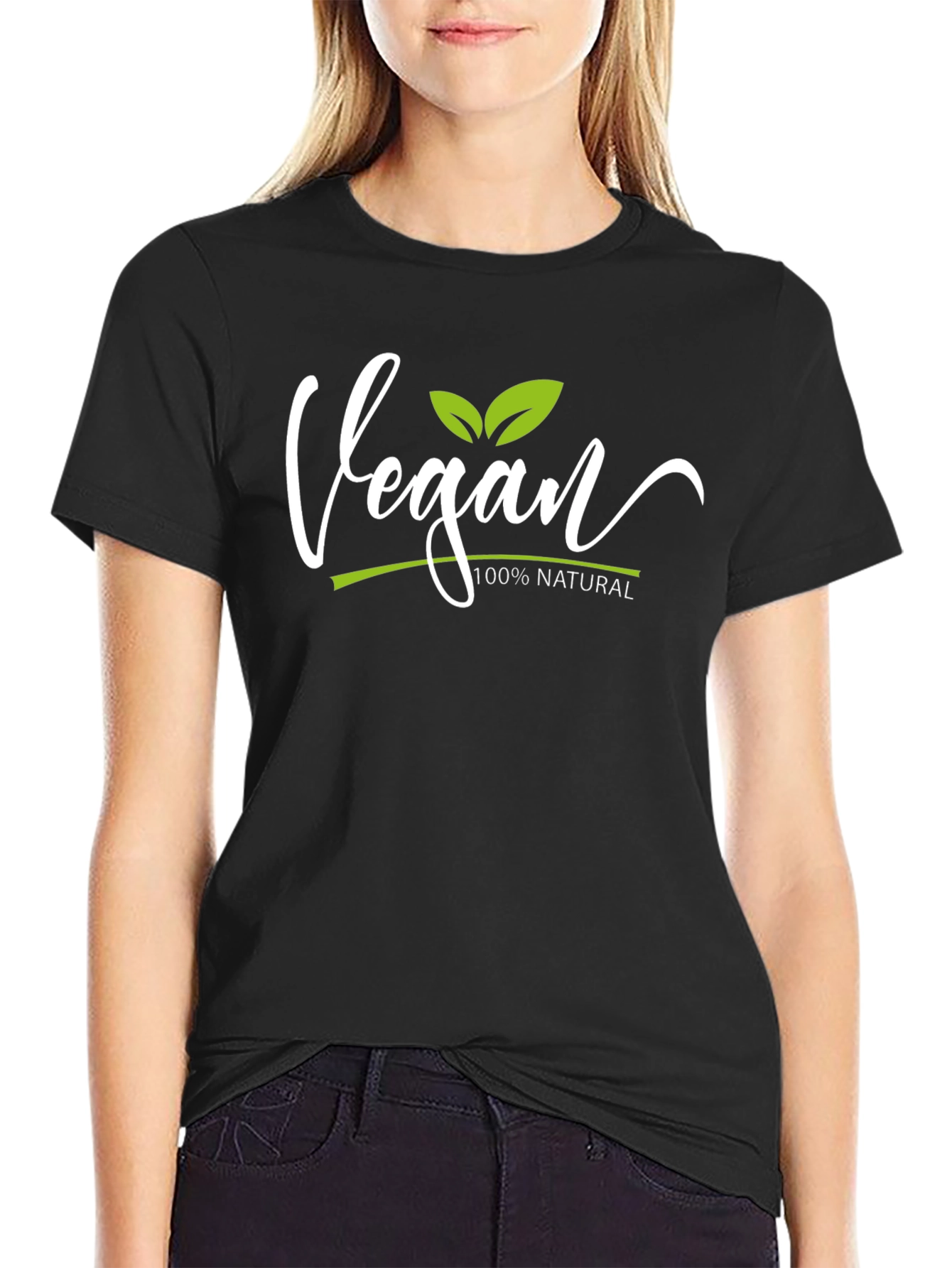 Vegan 100% Natural Graphic Tee