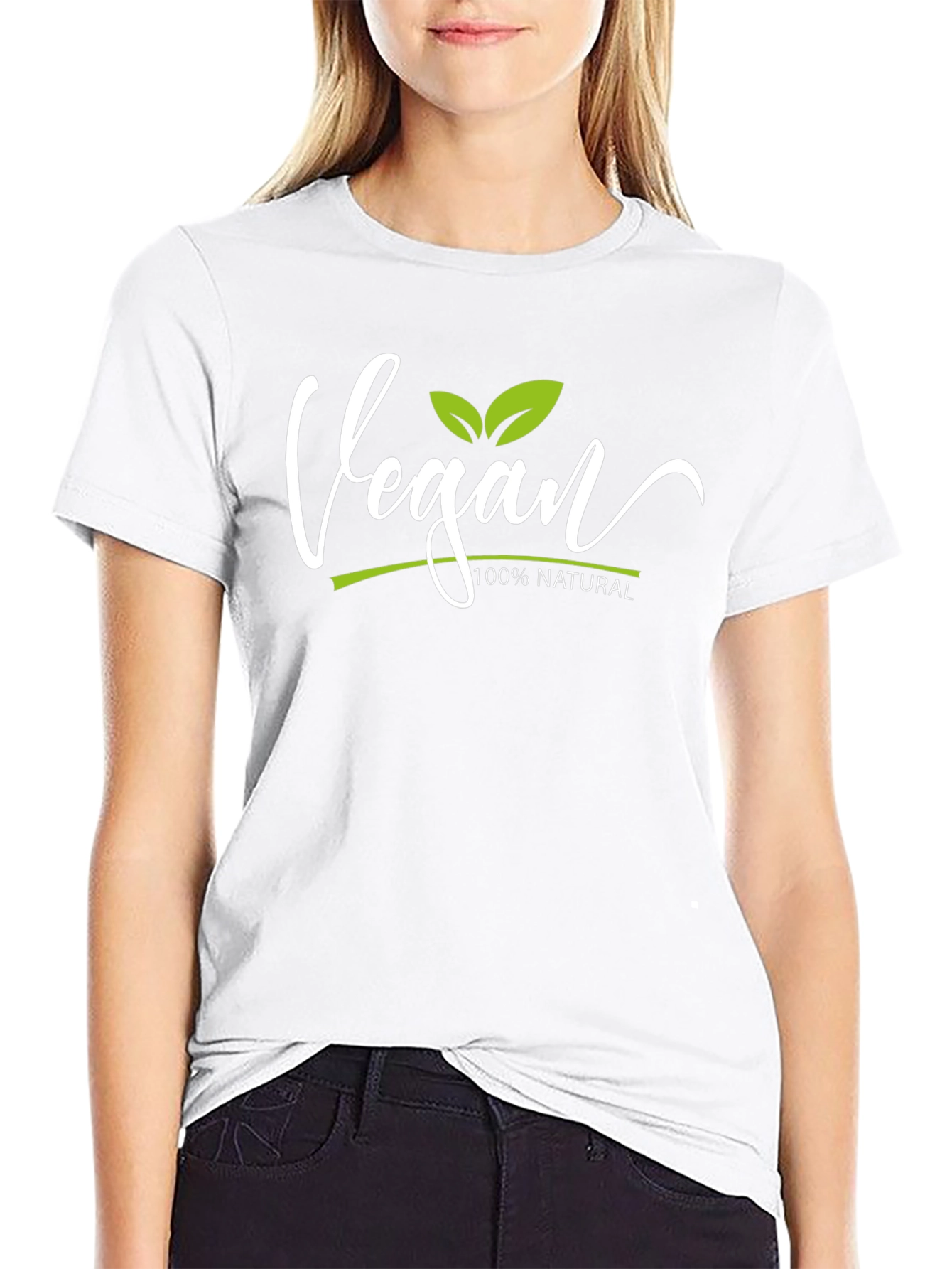 Vegan 100% Natural Graphic Tee