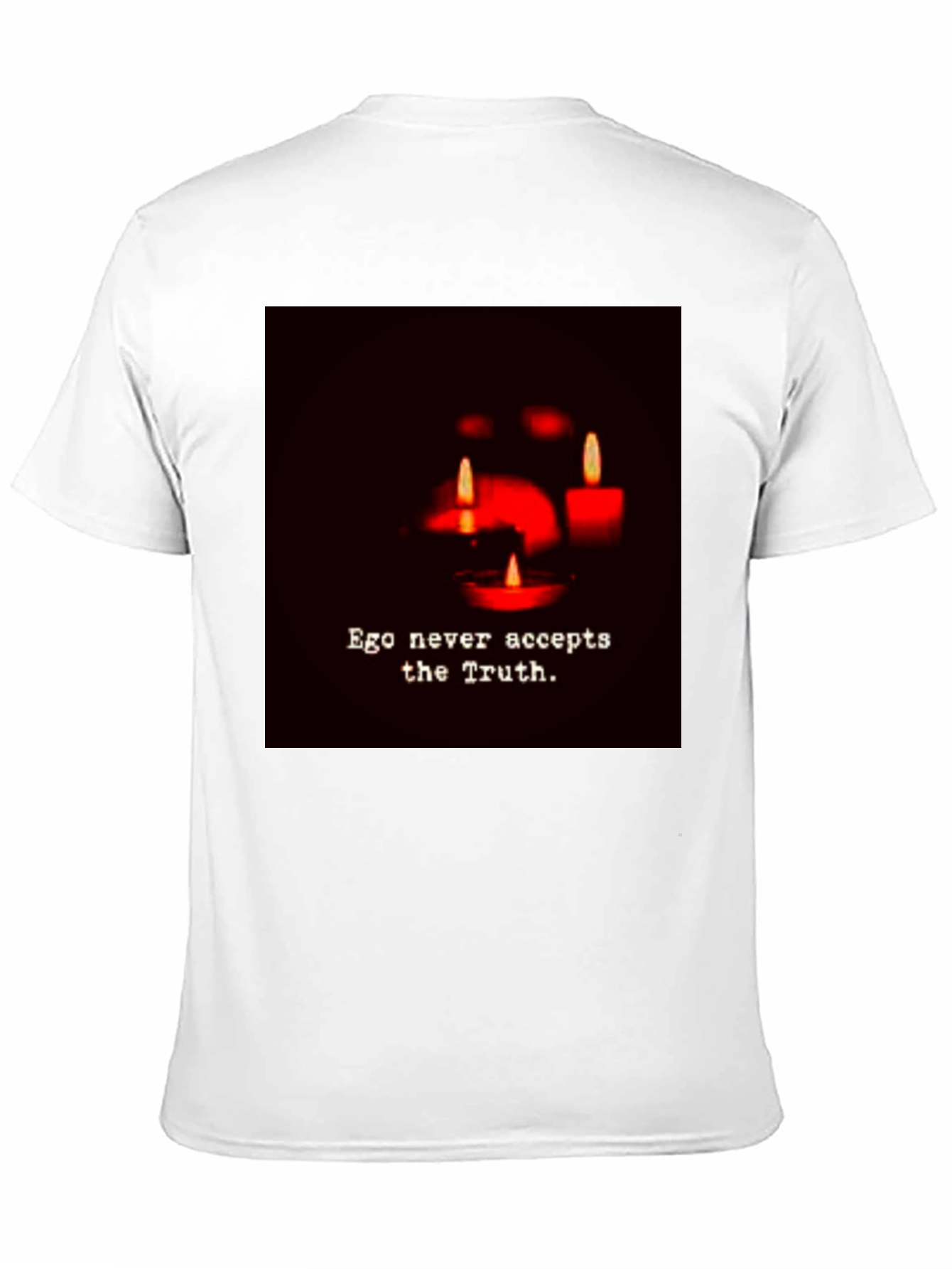 Ego Never Accepts the Truth Graphic Tee - Black