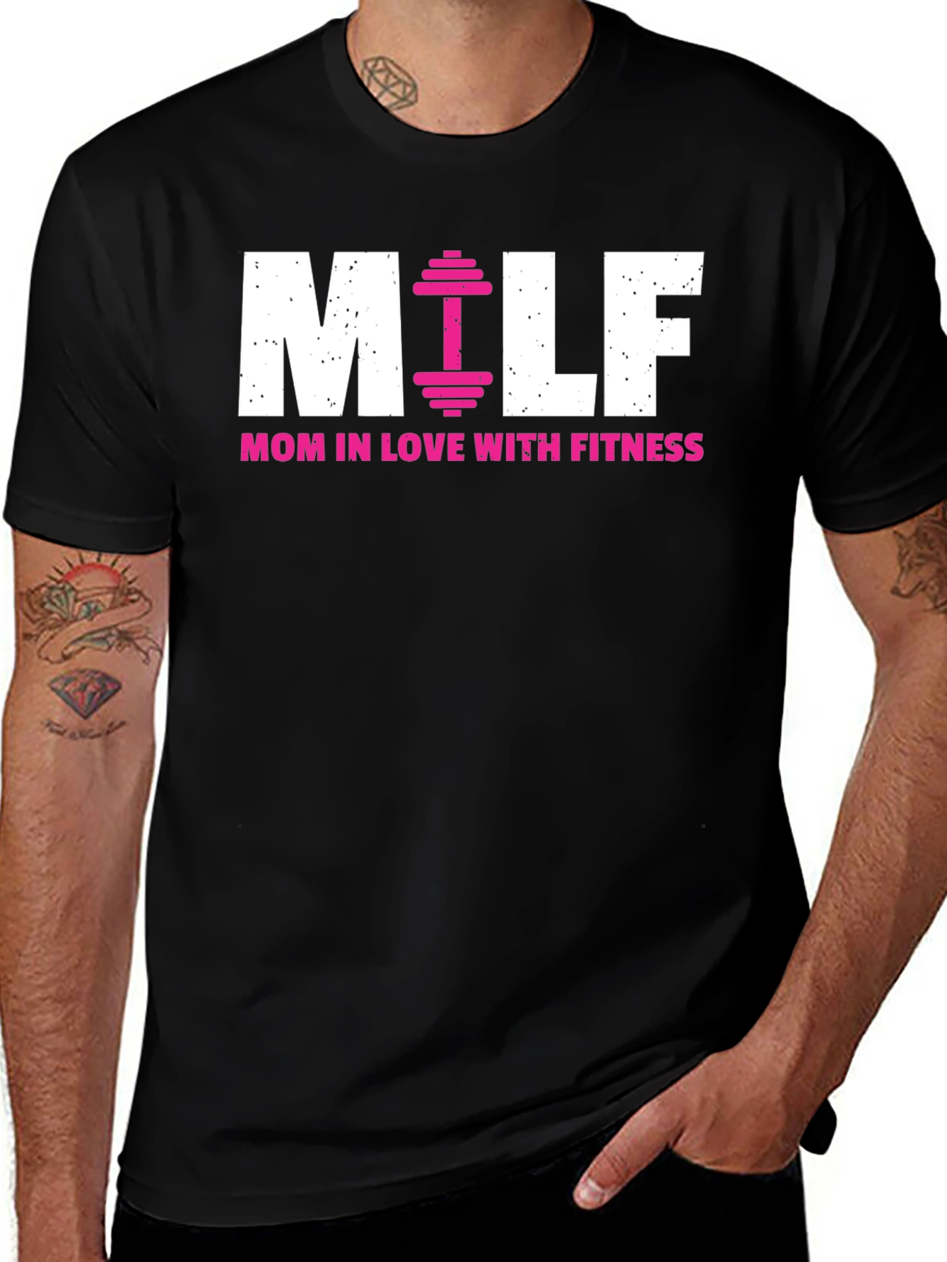 MILF Mom in Love with Fitness T-Shirt