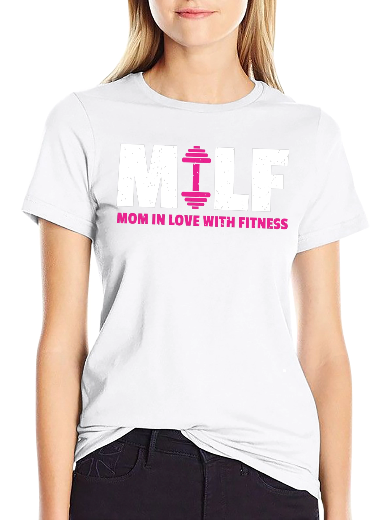MILF Mom in Love with Fitness T-Shirt