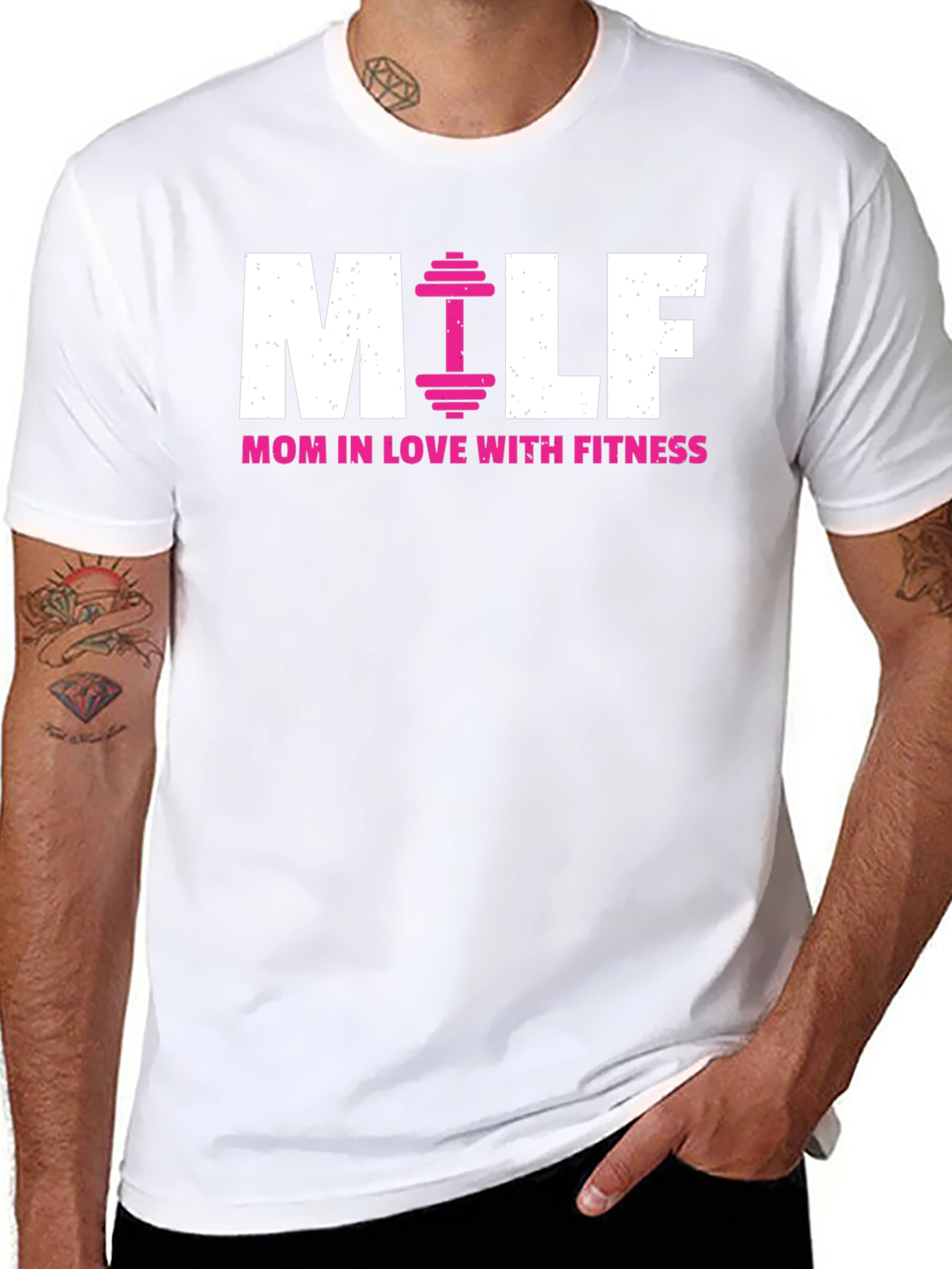 MILF Mom in Love with Fitness T-Shirt