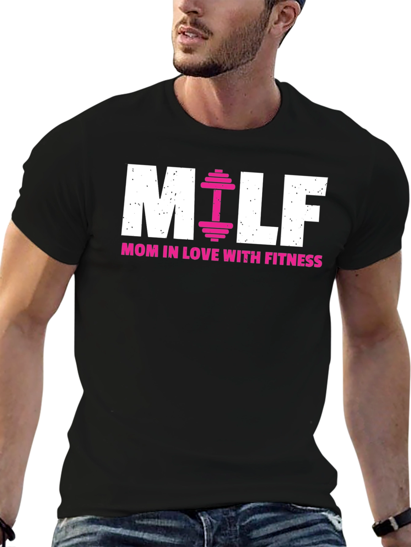 MILF Mom in Love with Fitness T-Shirt