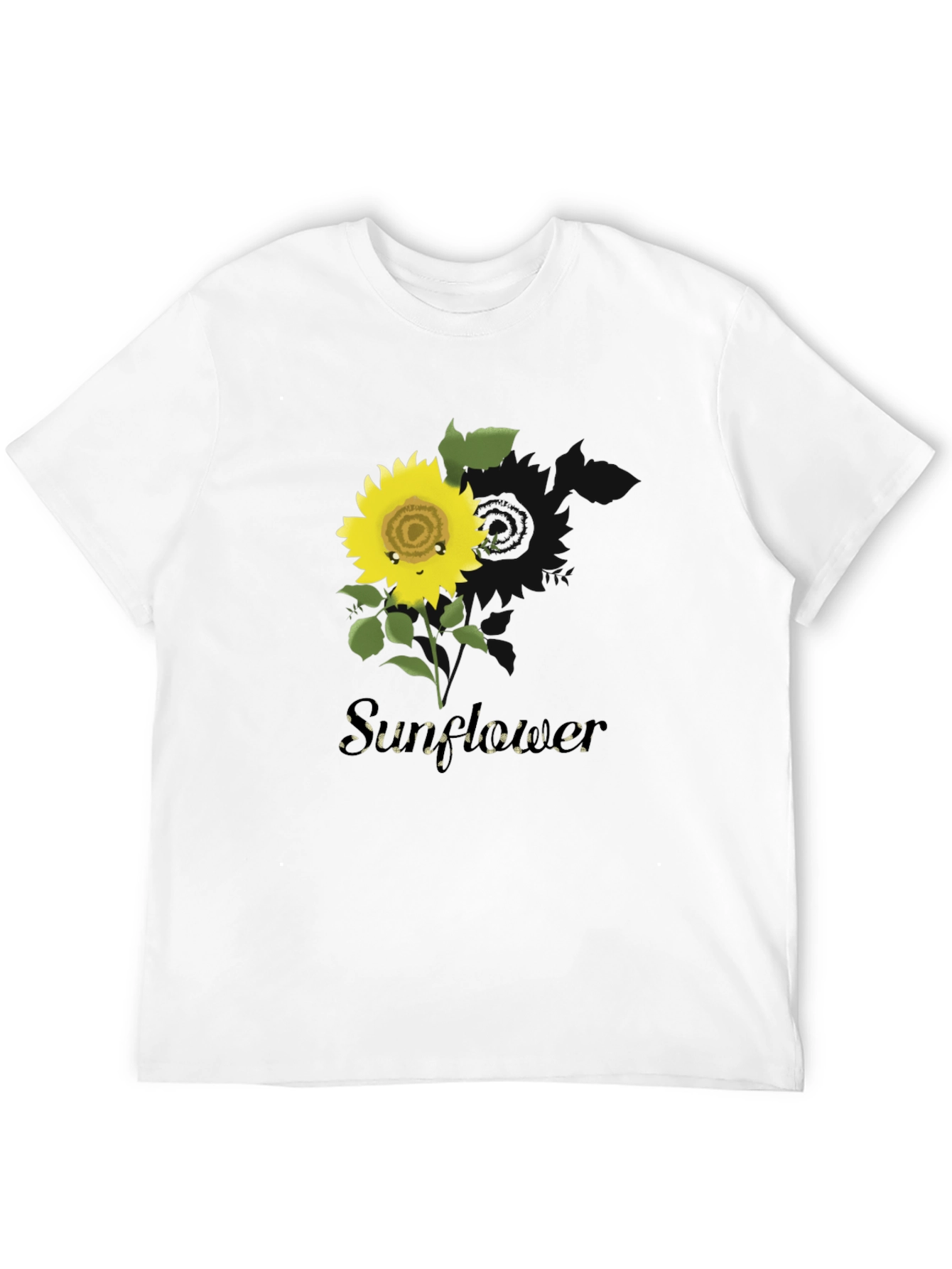 Sunflower Graphic T-Shirt - Black