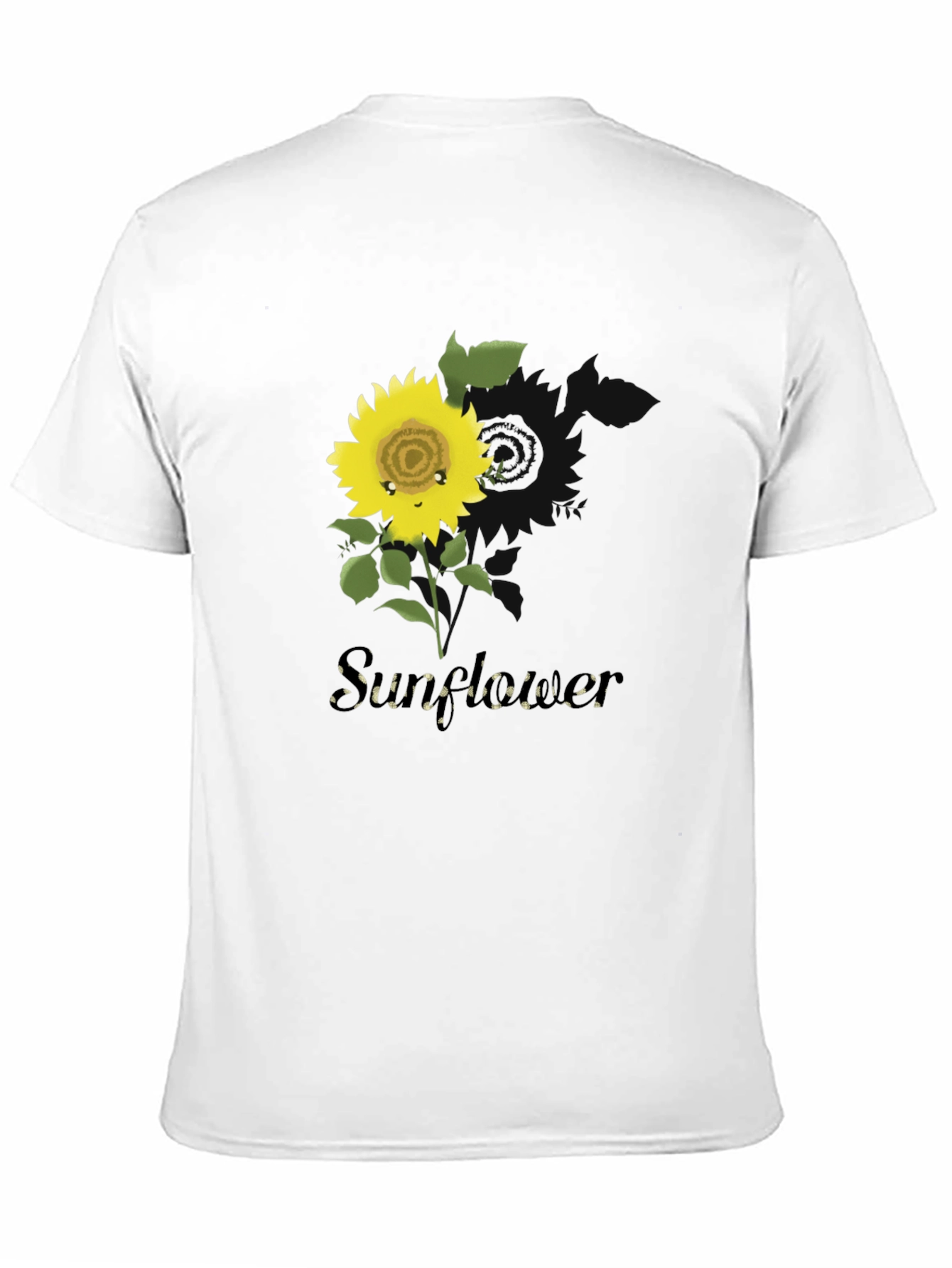 Sunflower Graphic T-Shirt - Black