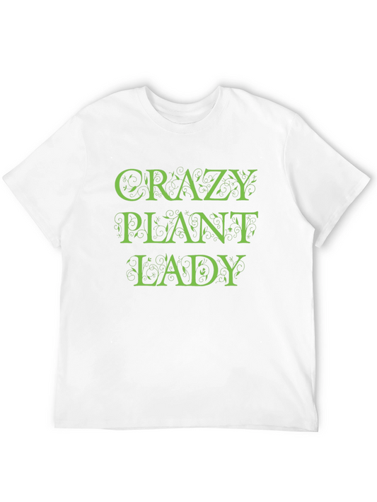 Crazy Plant Lady Graphic Tee - Black