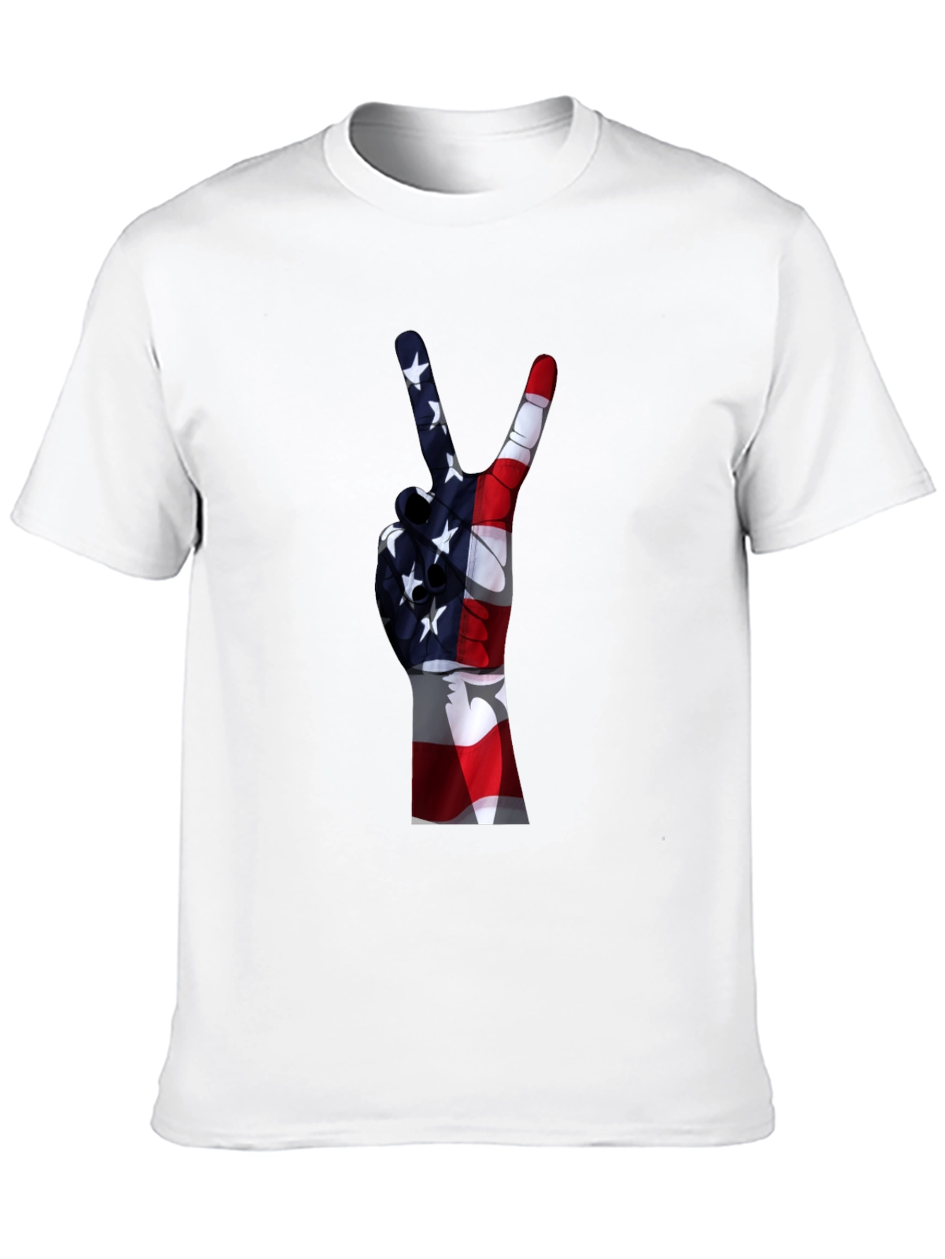 Peace Sign American Flag T-Shirt