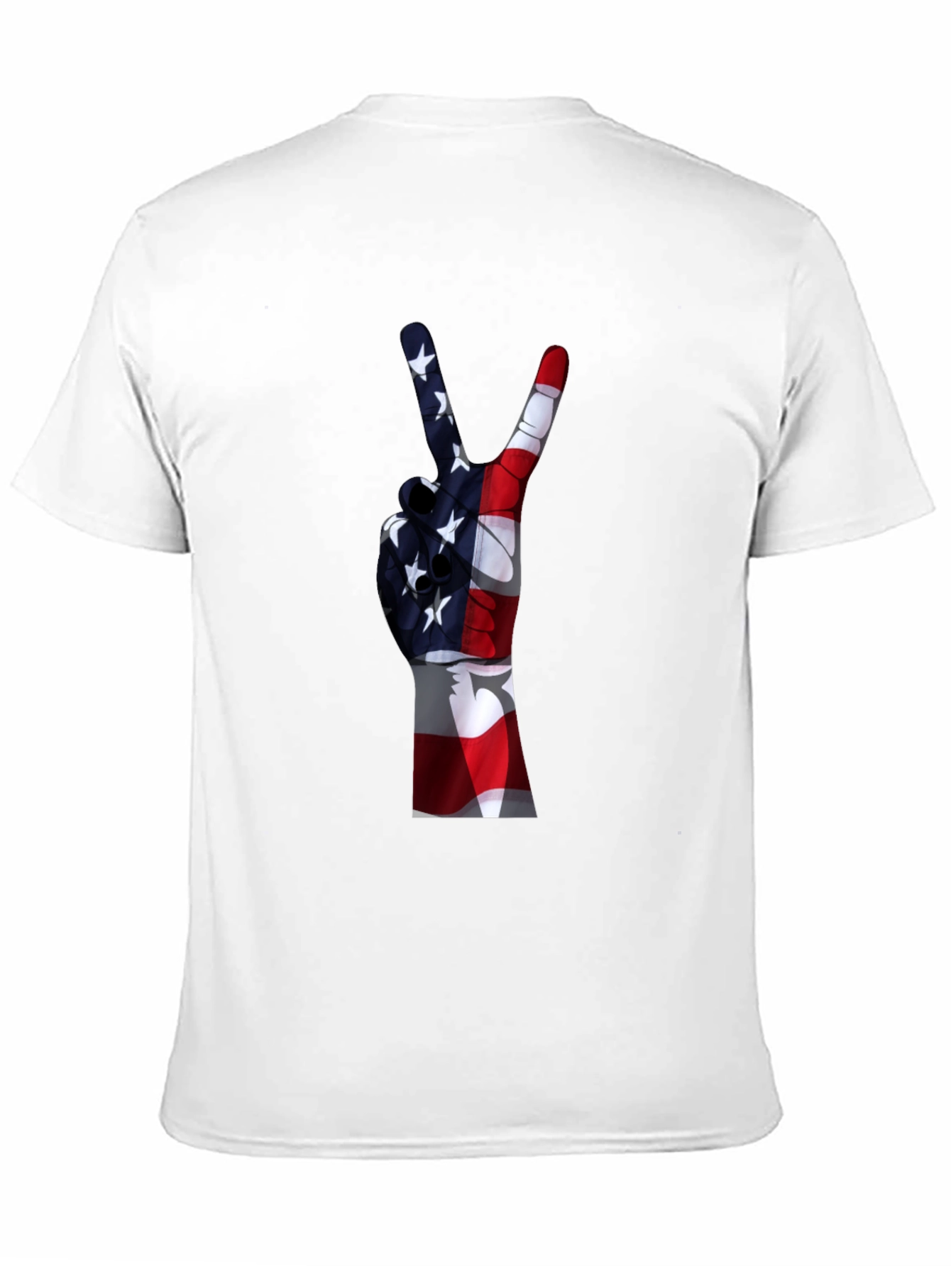 Peace Sign American Flag T-Shirt