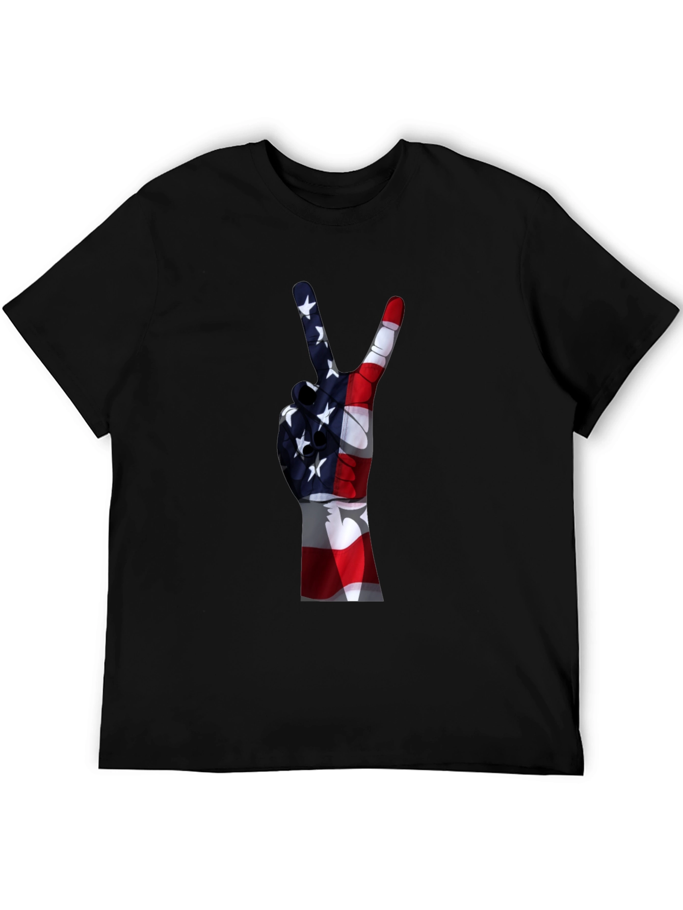Peace Sign American Flag T-Shirt