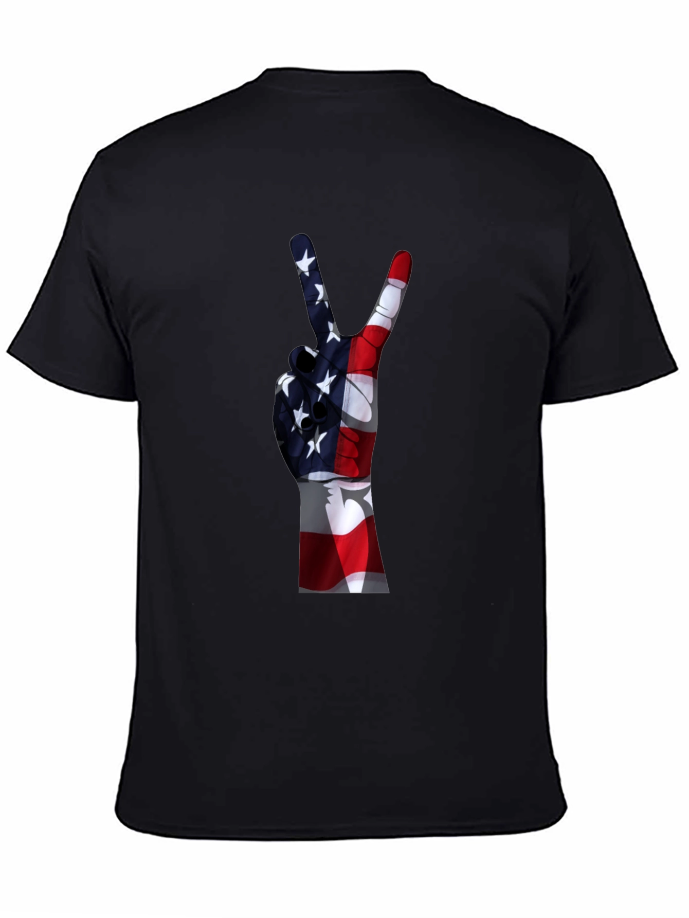 Peace Sign American Flag T-Shirt