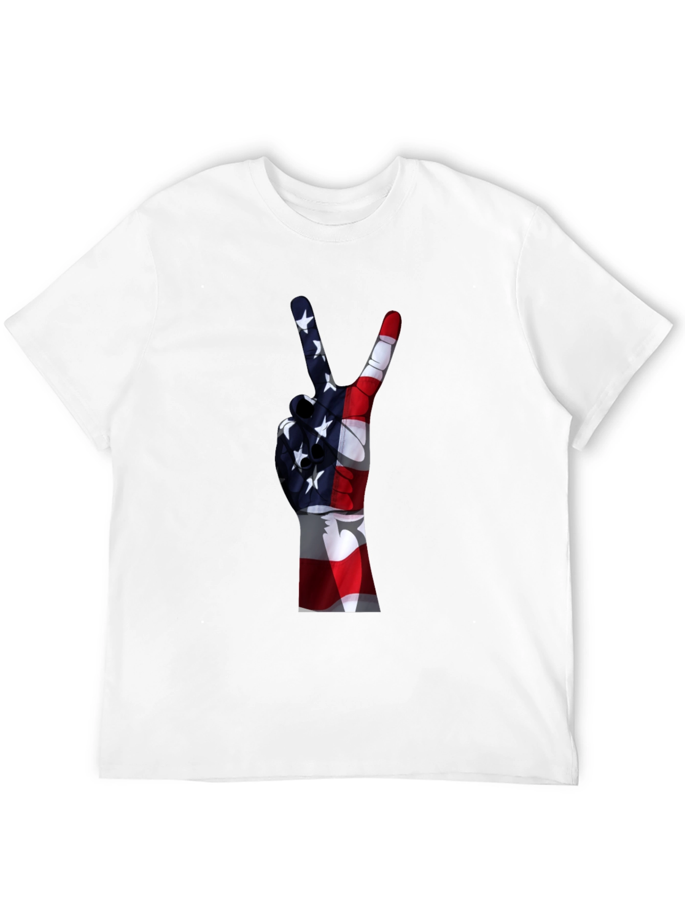 Peace Sign American Flag T-Shirt