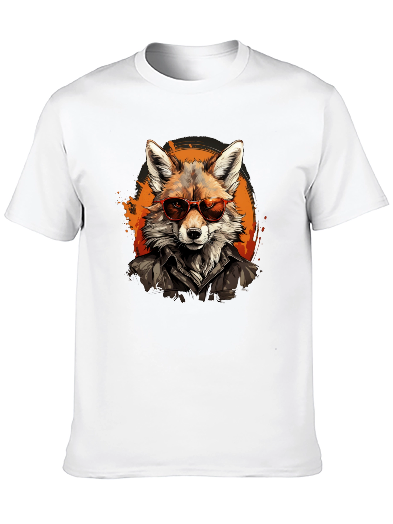 Cool Fox Graphic Tee - Trendy Animal T-Shirt