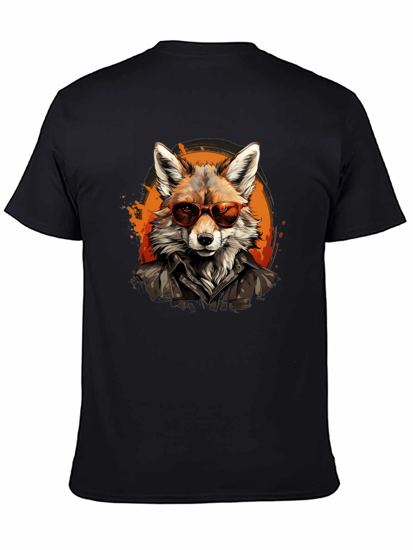 Cool Fox Graphic Tee - Trendy Animal T-Shirt