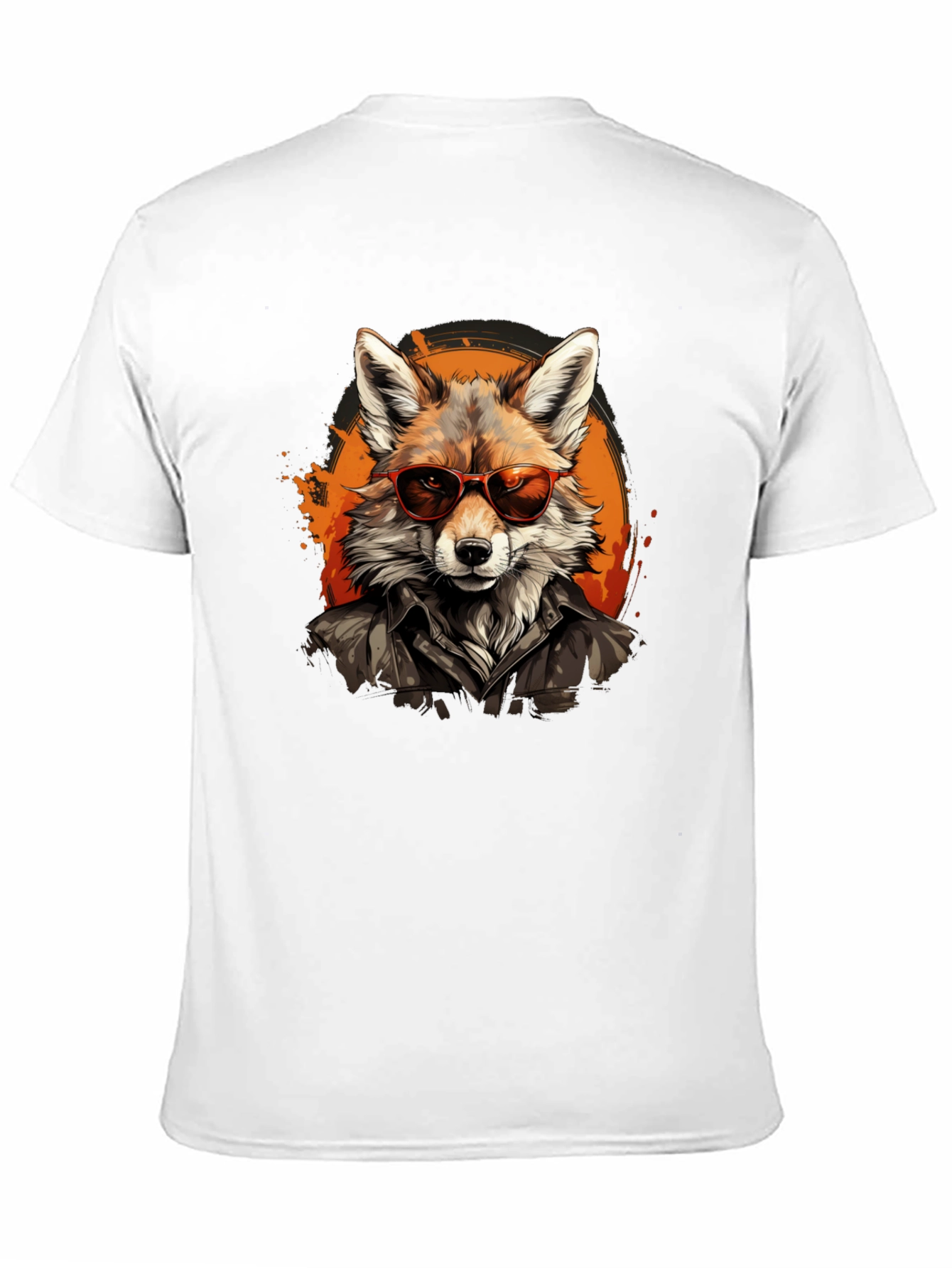 Cool Fox Graphic Tee - Trendy Animal T-Shirt