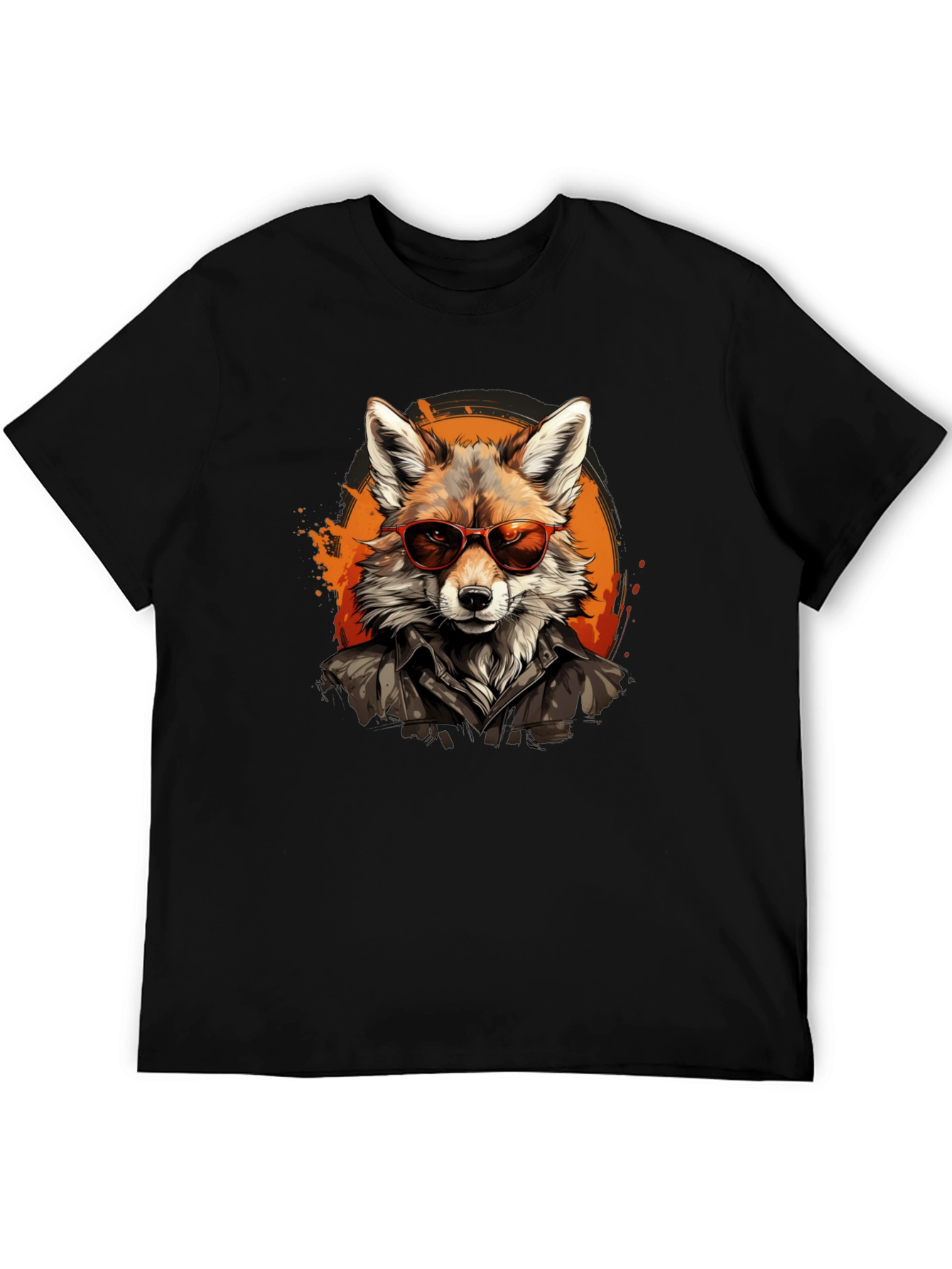 Cool Fox Graphic Tee - Trendy Animal T-Shirt
