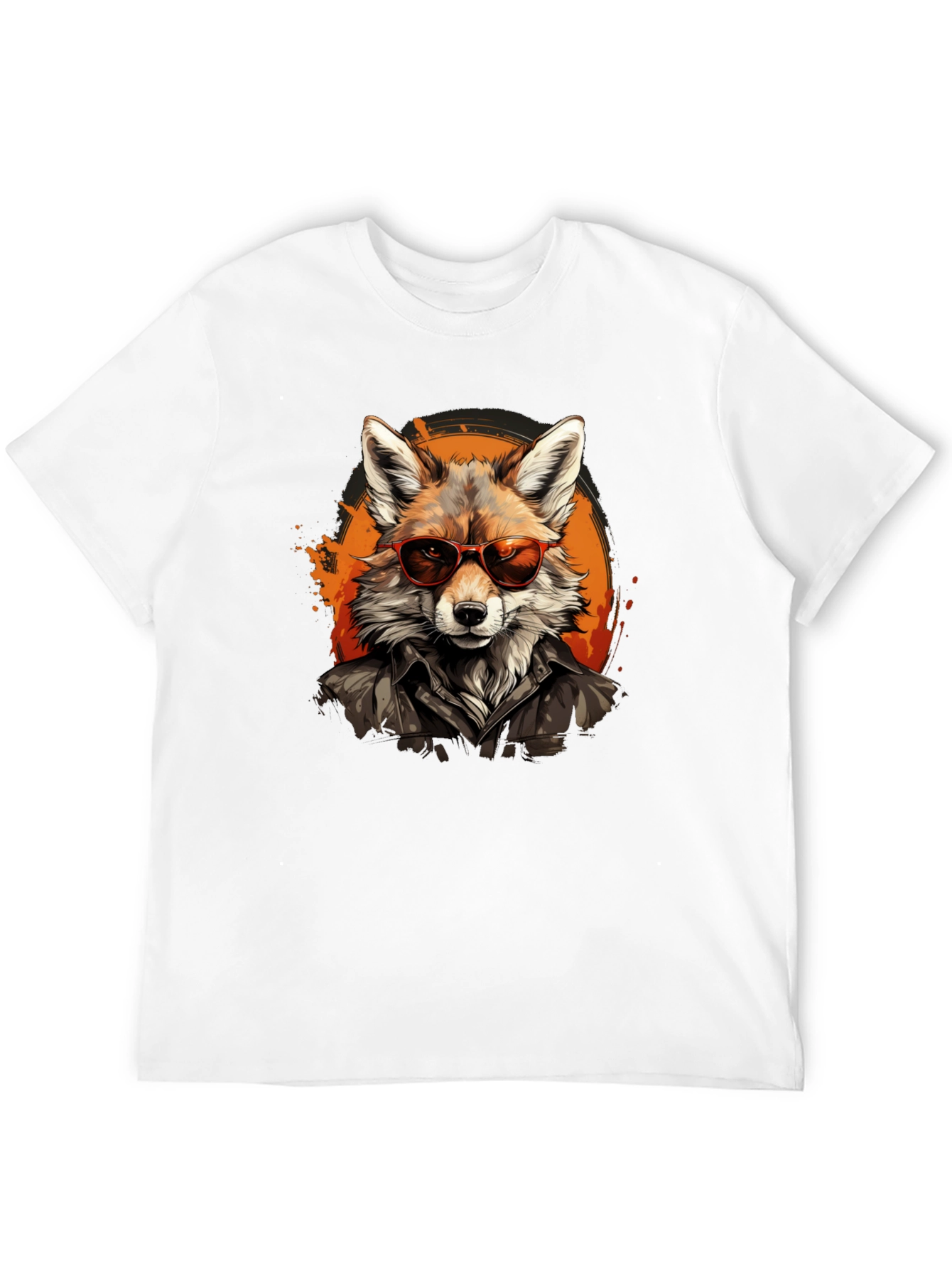 Cool Fox Graphic Tee - Trendy Animal T-Shirt