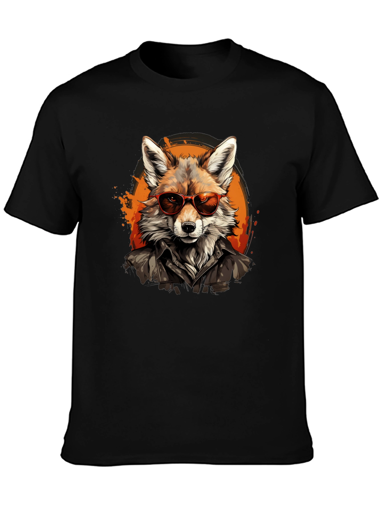 Cool Fox Graphic Tee - Trendy Animal T-Shirt