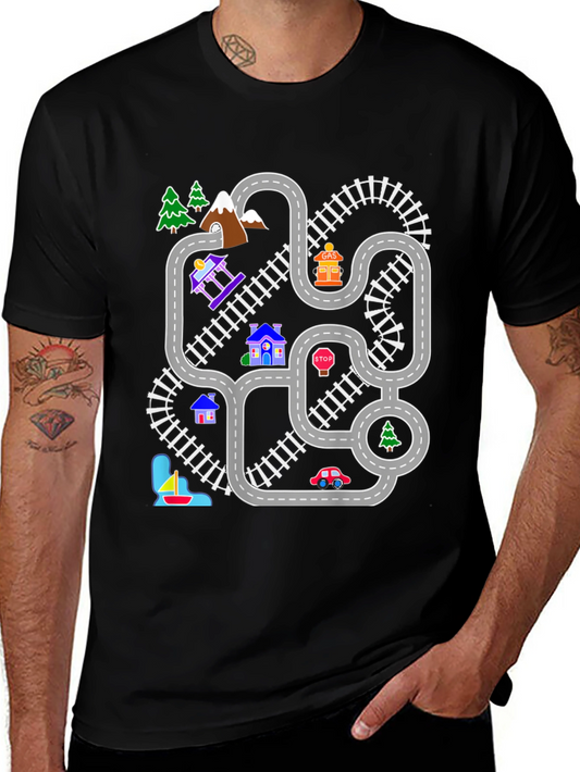 Fun Road & Rail Graphic Tee