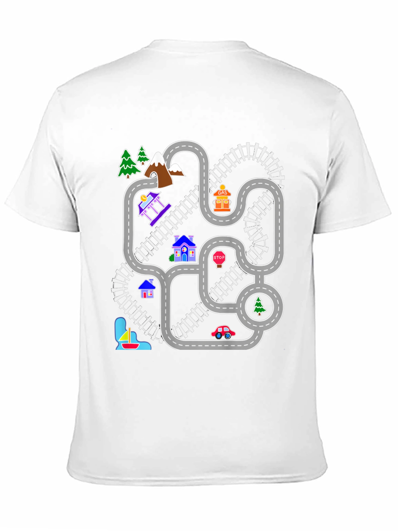 Fun Road & Rail Graphic Tee