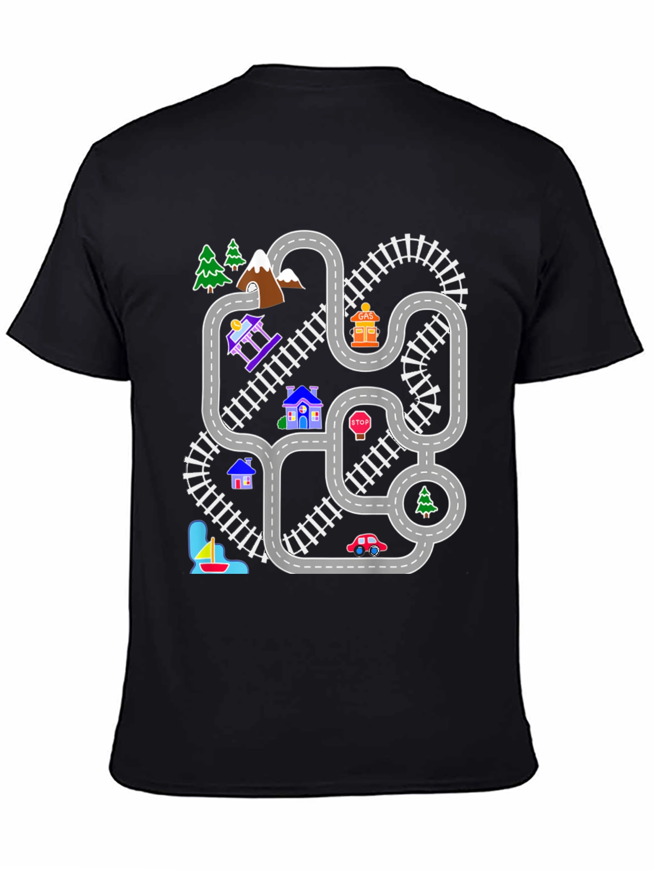 Fun Road & Rail Graphic Tee