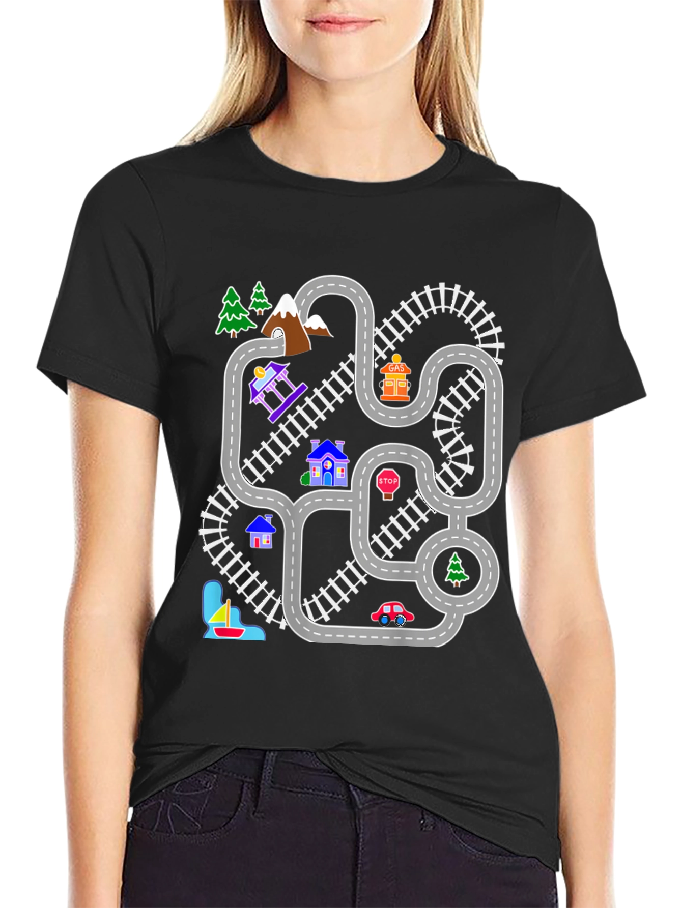 Fun Road & Rail Graphic Tee