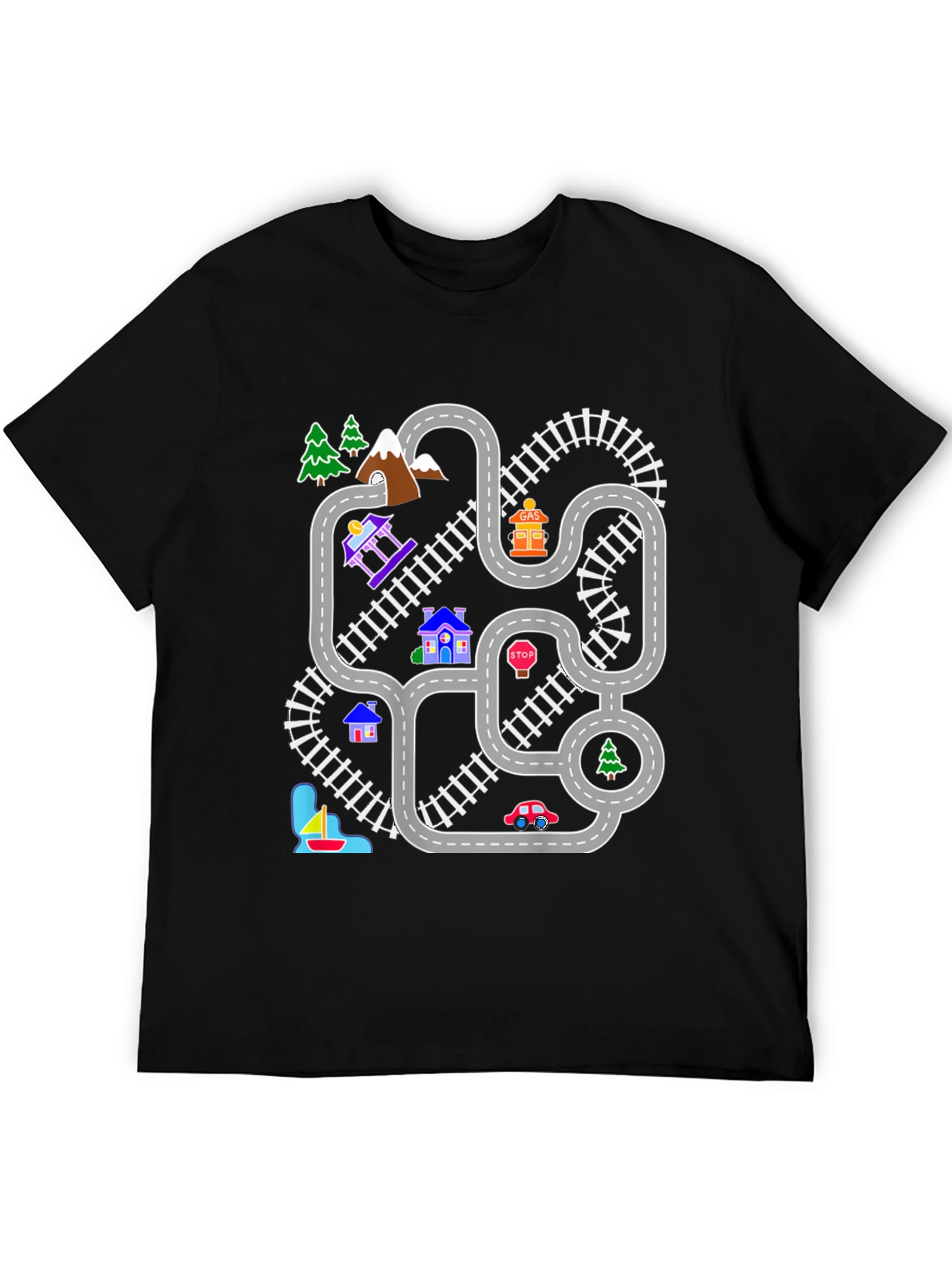 Fun Road & Rail Graphic Tee
