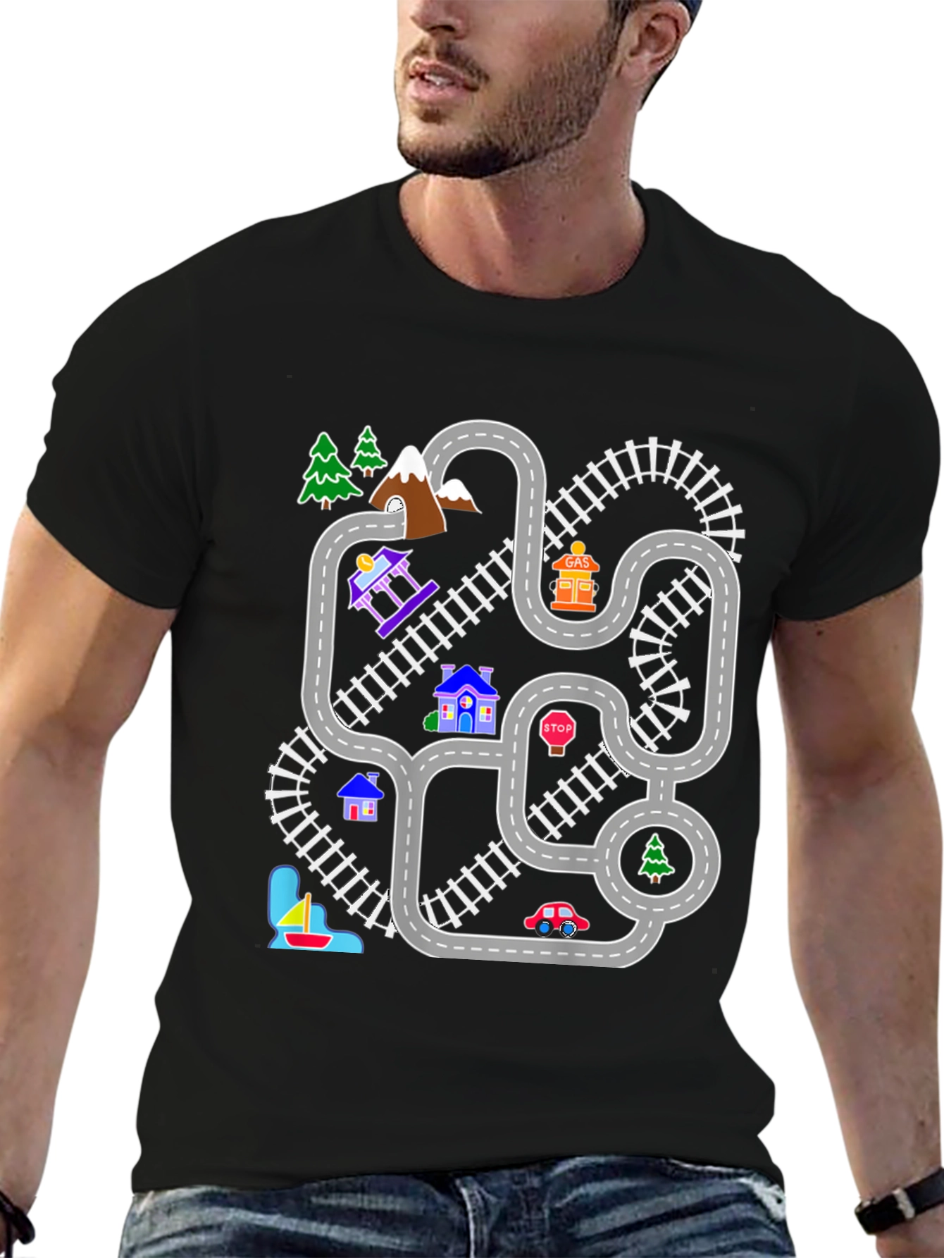 Fun Road & Rail Graphic Tee