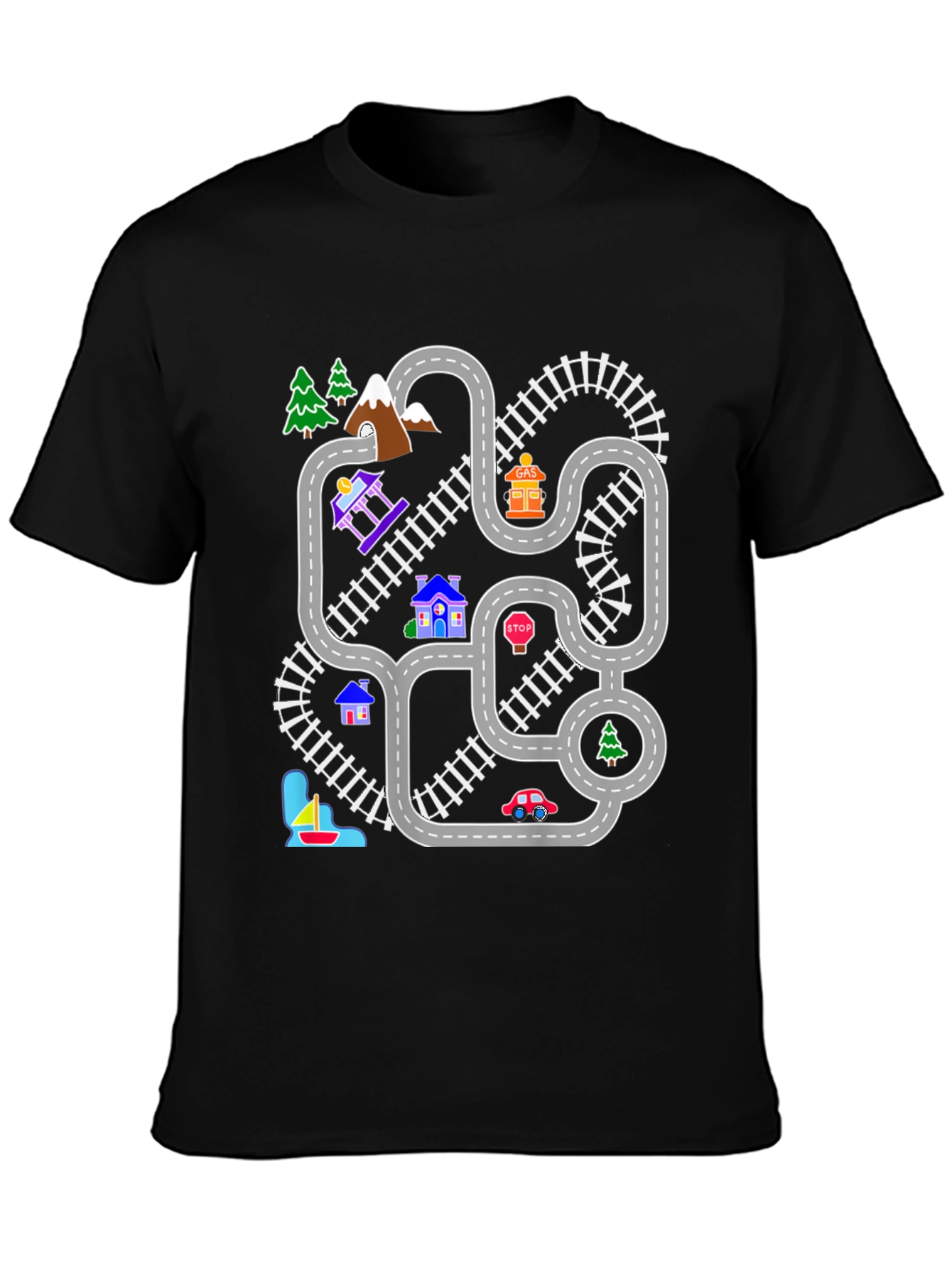 Fun Road & Rail Graphic Tee