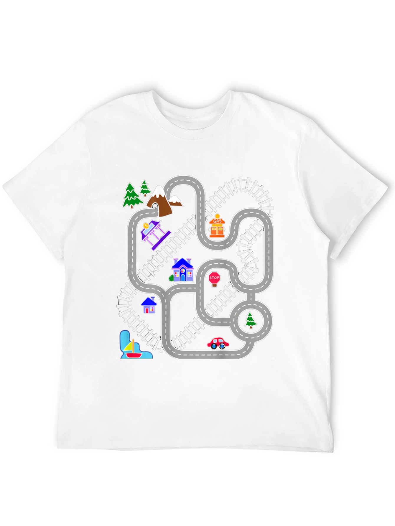 Fun Road & Rail Graphic Tee